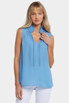 Sleeveless Gemma Blouse - Pacific Coast Oversized style Wrinkle Resistant Finish