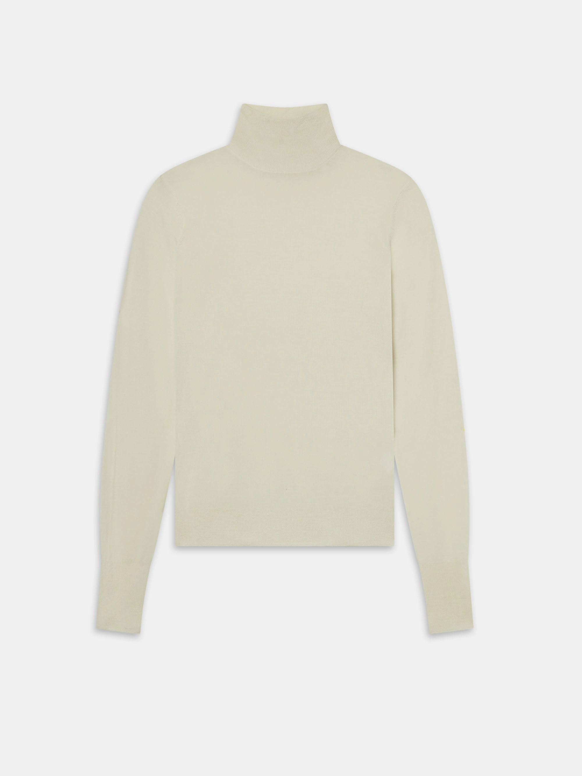 Slim Turtleneck -- Cream Effortless Comfort