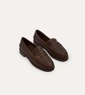Drake's by Sebago Citysides Dan Bison Leather Loafer Even Step Step Calm