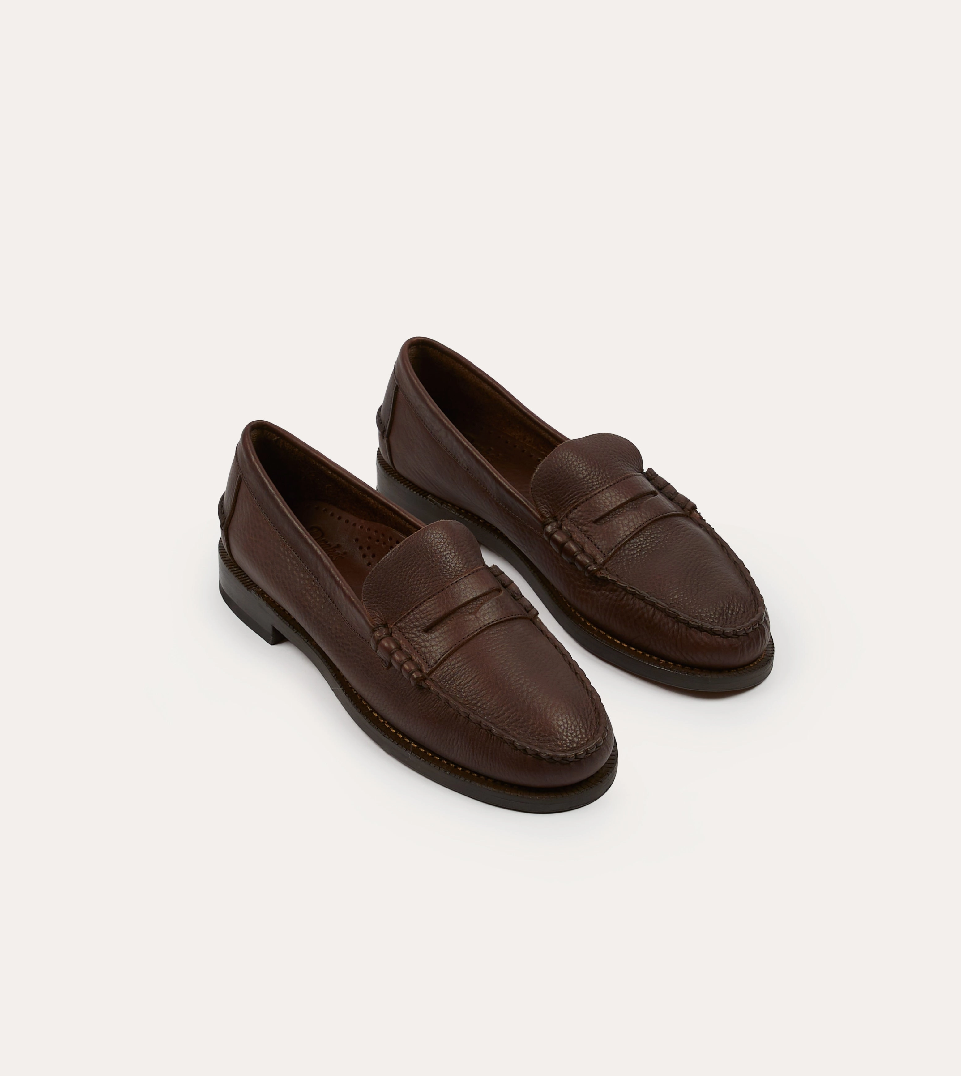 Drake's by Sebago Citysides Dan Bison Leather Loafer Even Step Step Calm