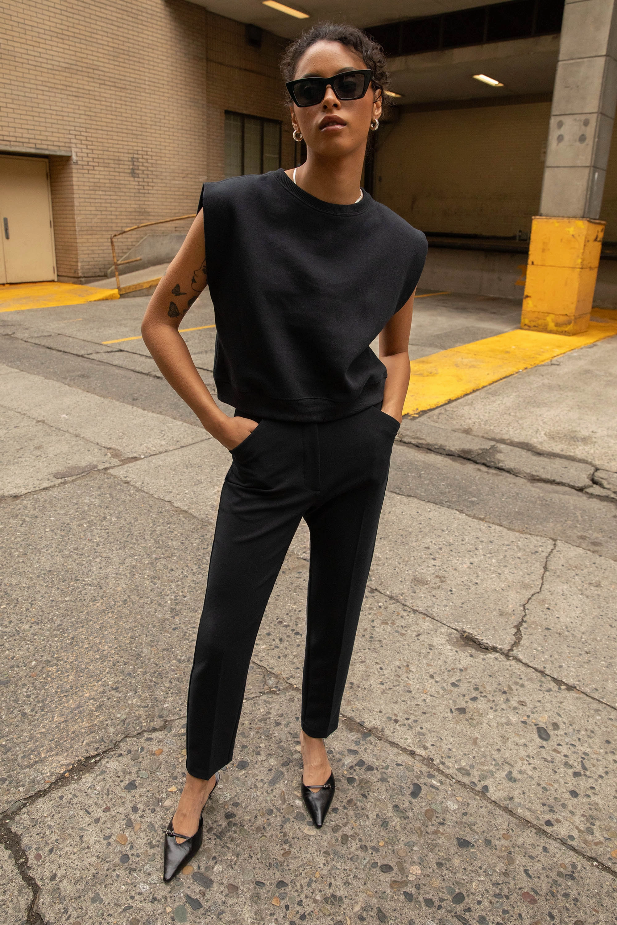 Indoor Comfort SLIM FIT TAPERED LEG TROUSER