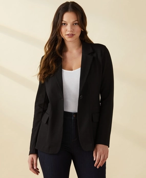 Single Breasted Blazer Fashionable Look Classic Winter