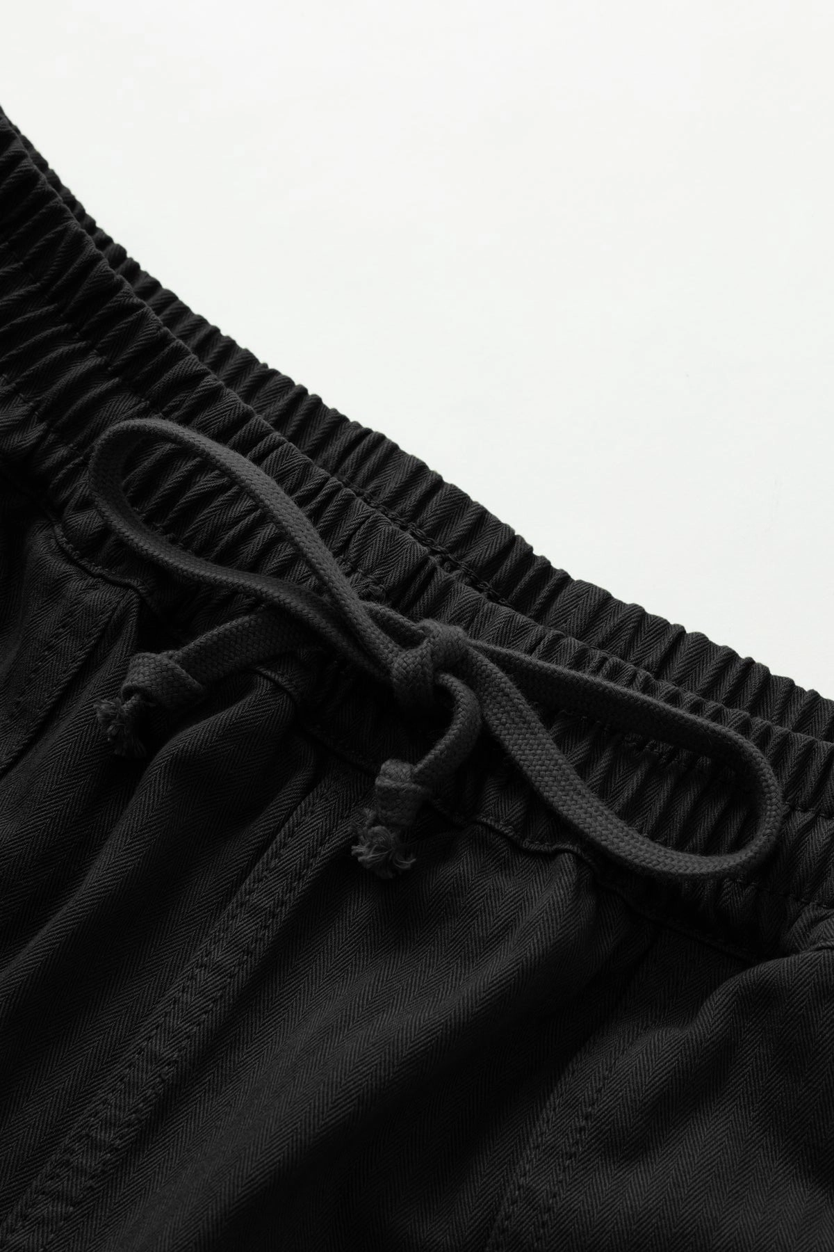 High Mobility Slim Profile Service Works - Herringbone Chef Pants - Black