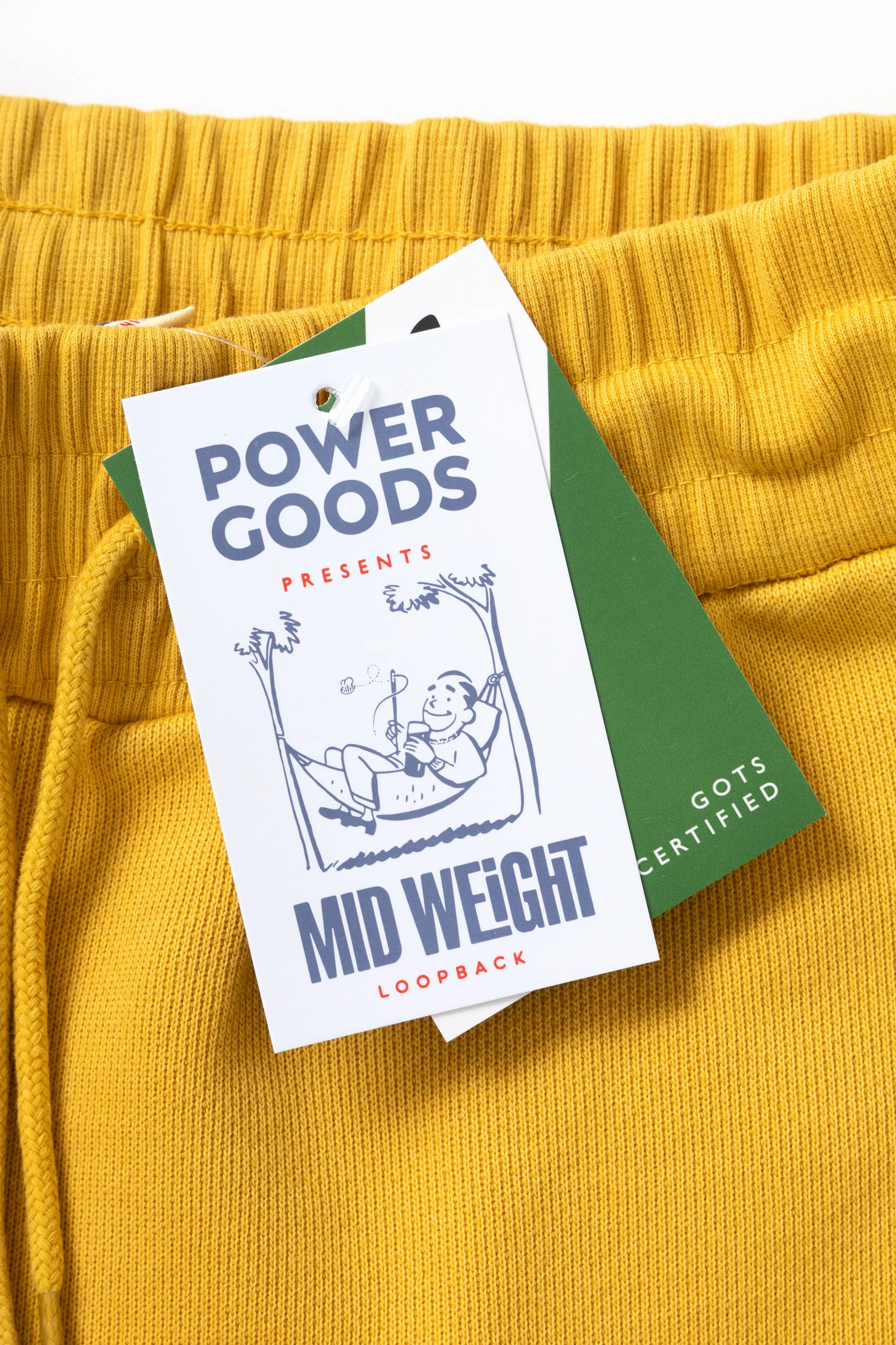 Power Goods - Loopback Sweatpants - Sunflower Relaxed Movement