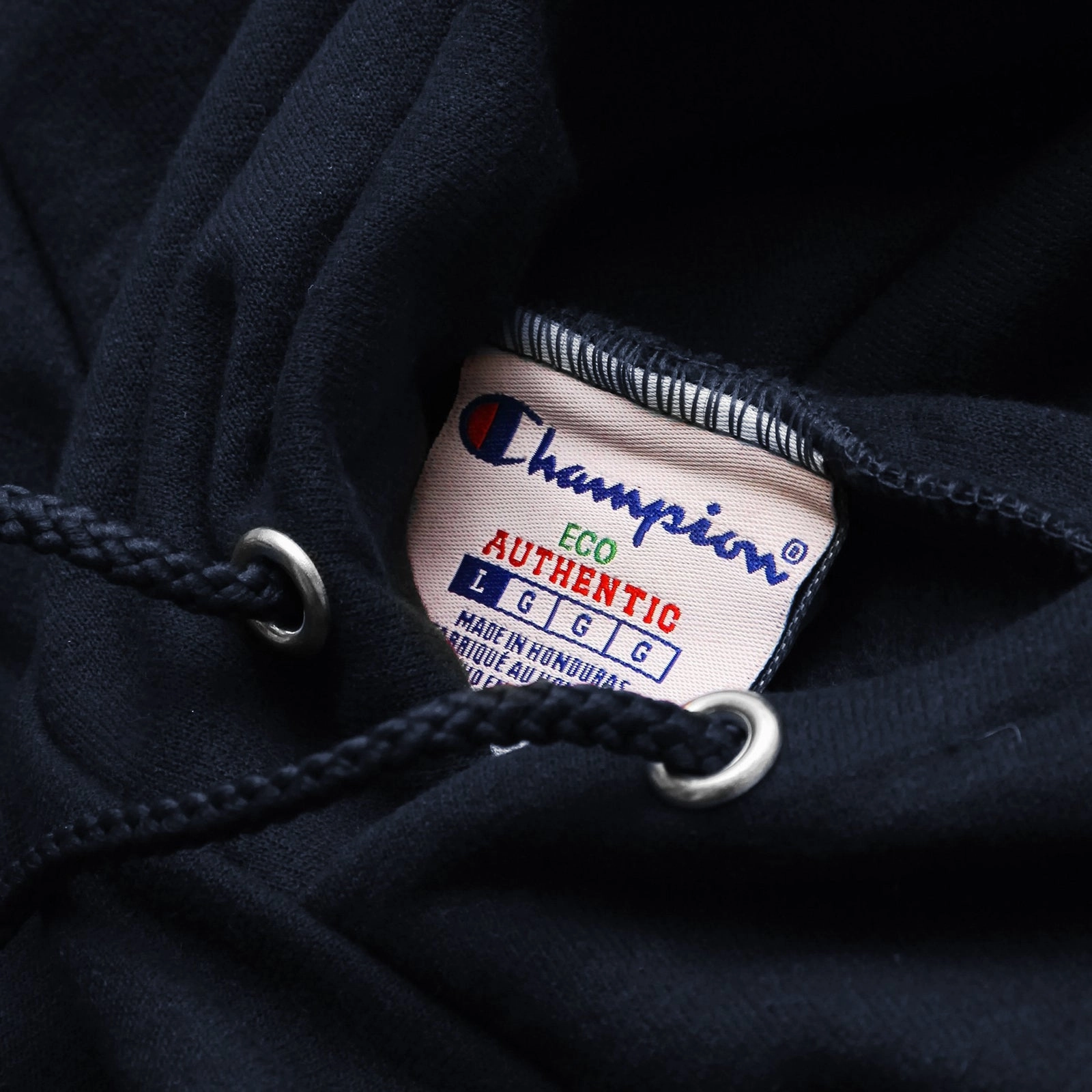 elegant design Stretchy Waistband Champion - 9oz Hoodie - Navy