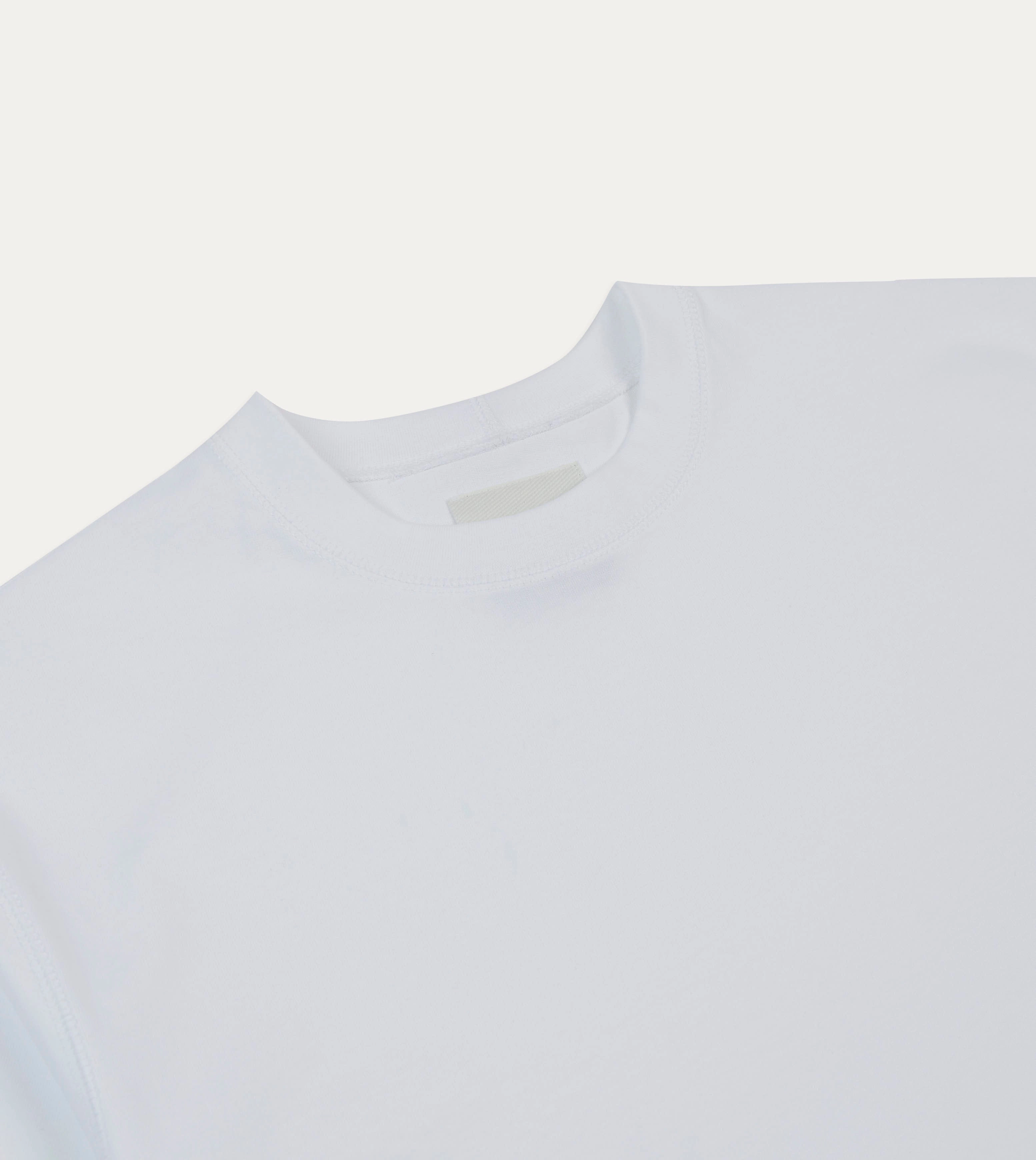 baby shower White Horseshoe Embroidered Crew Neck Hiking T-Shirt