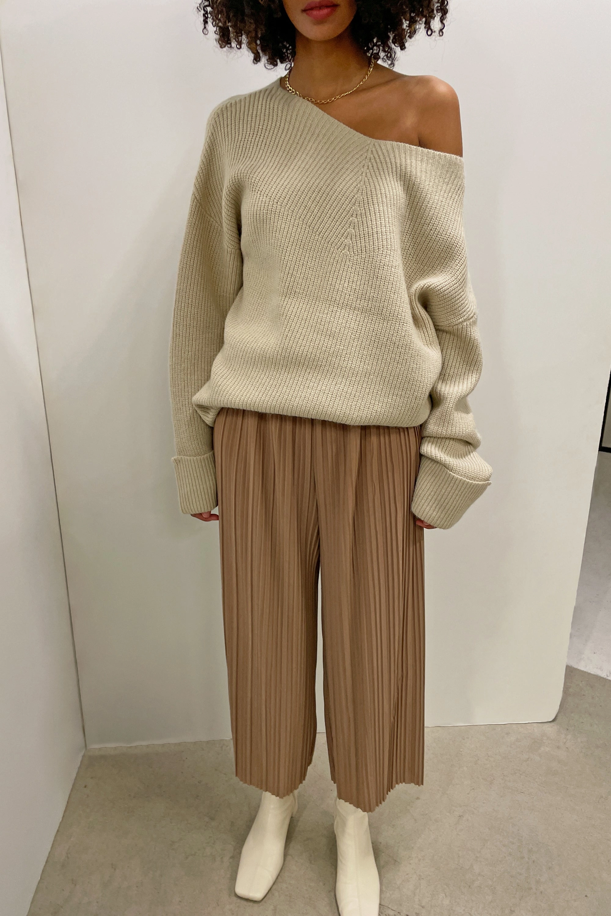 Comfortable Stretch Convertible legs ACCORDION PLEATED PANT