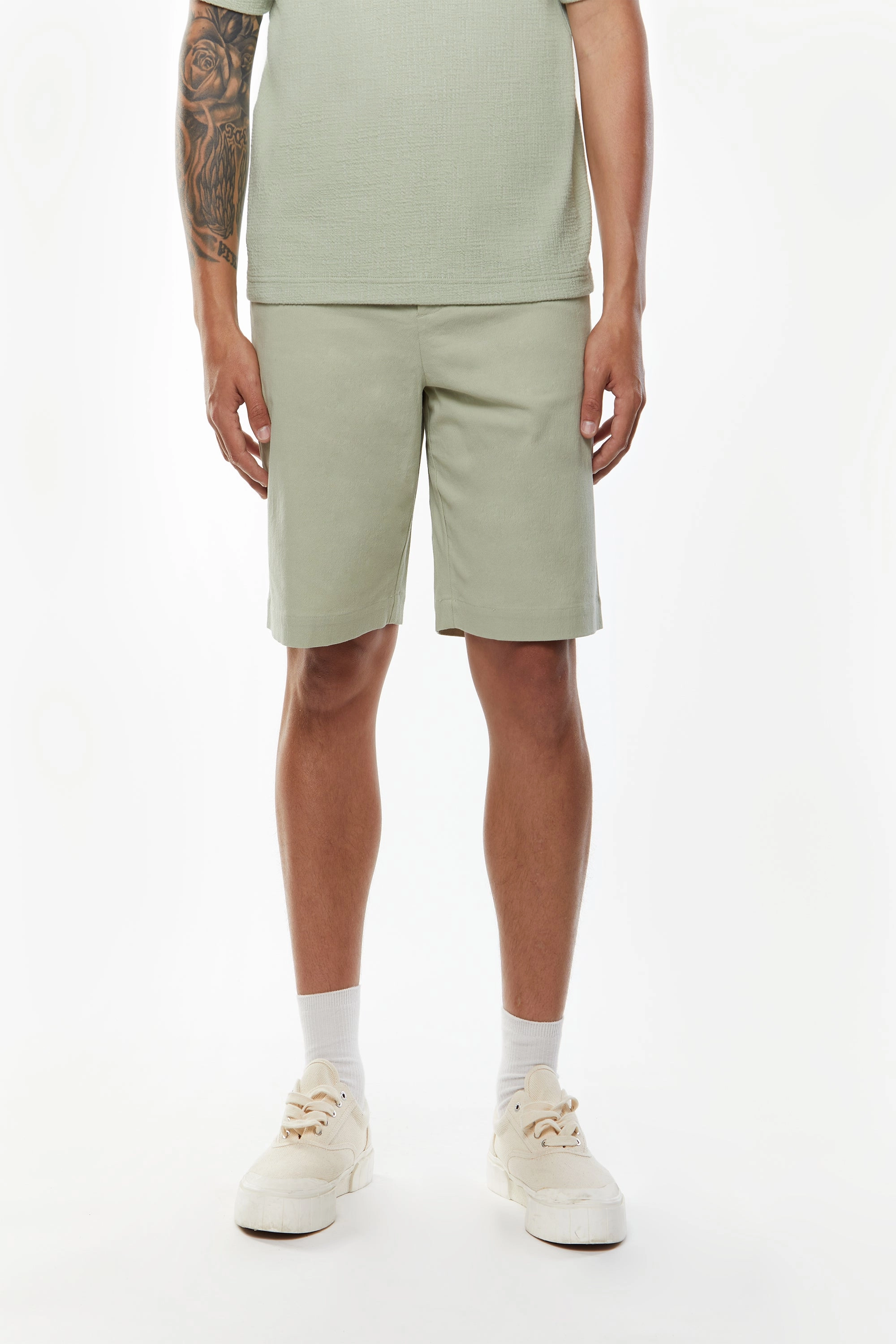 polo shirt Stain-Resistant COTTON SHORTS