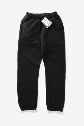 Knit Comfort Wear Anti Static Finish Power Goods - Super Weight Sweatpants - Black