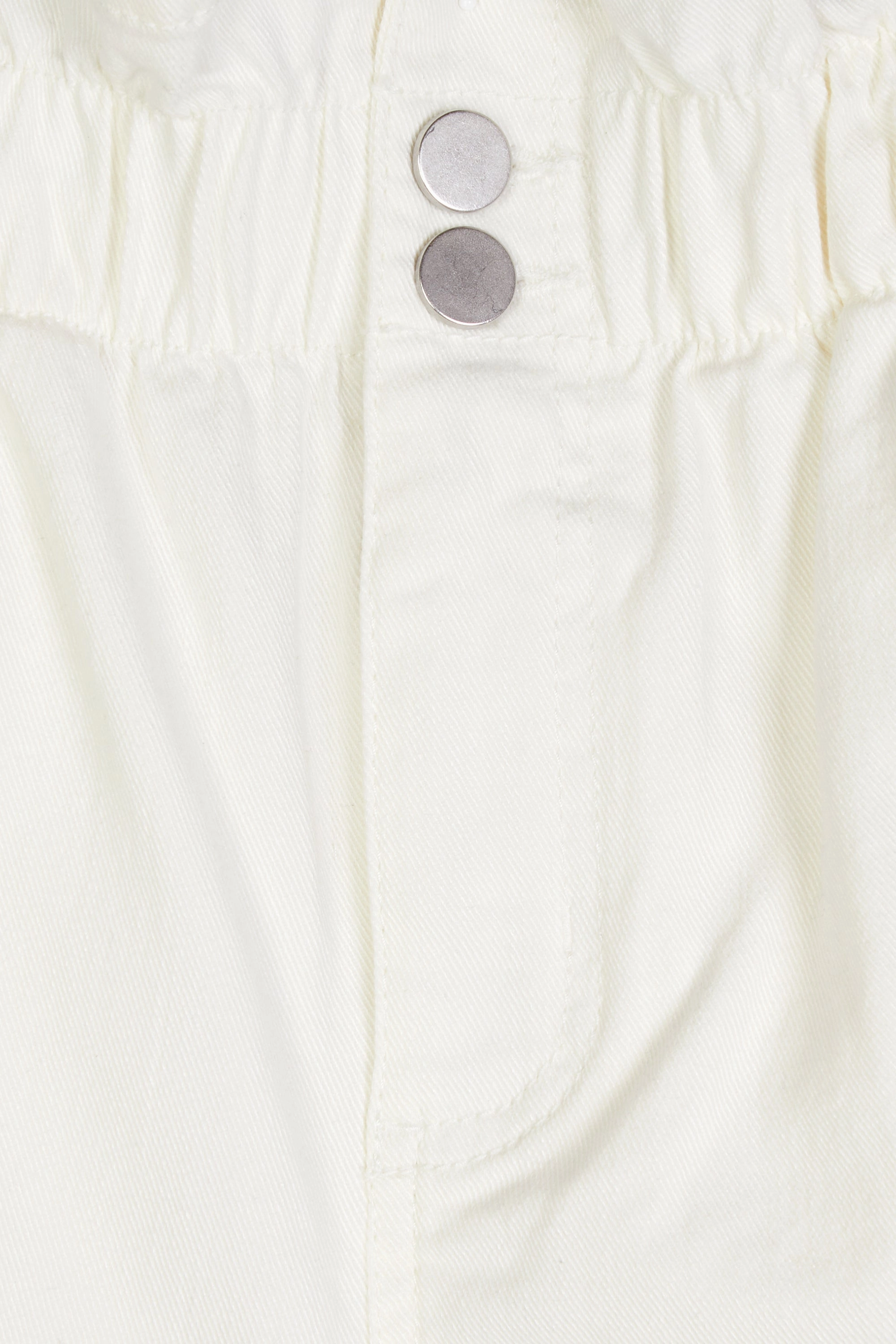 TWILL PAPERBAG SHORT Rubberized Grip Waistband