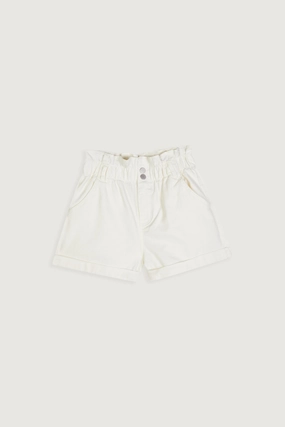 TWILL PAPERBAG SHORT Breathable Mesh Panels stretchy design