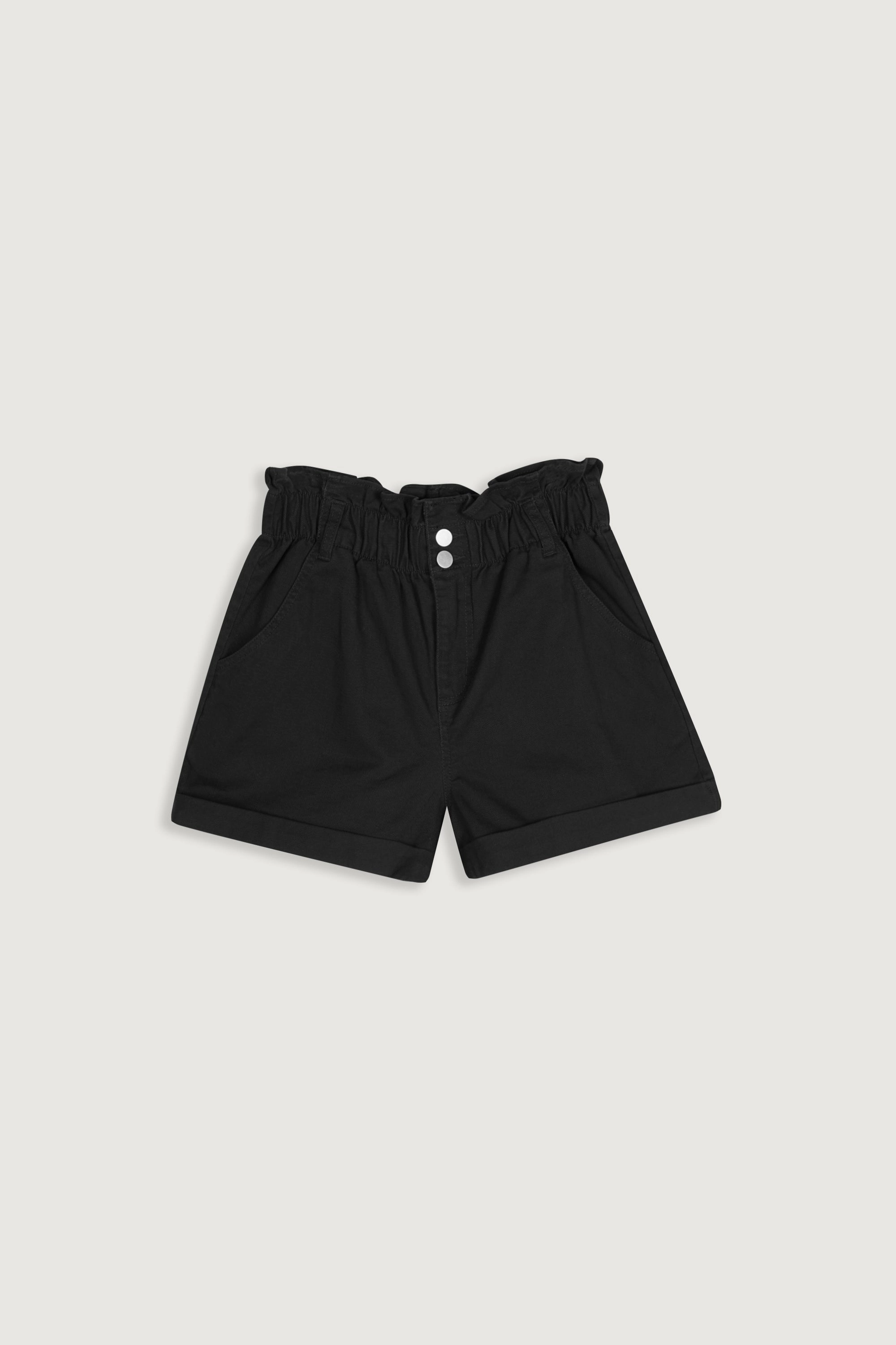 TWILL PAPERBAG SHORT sophisticated appearance Flexible Layer