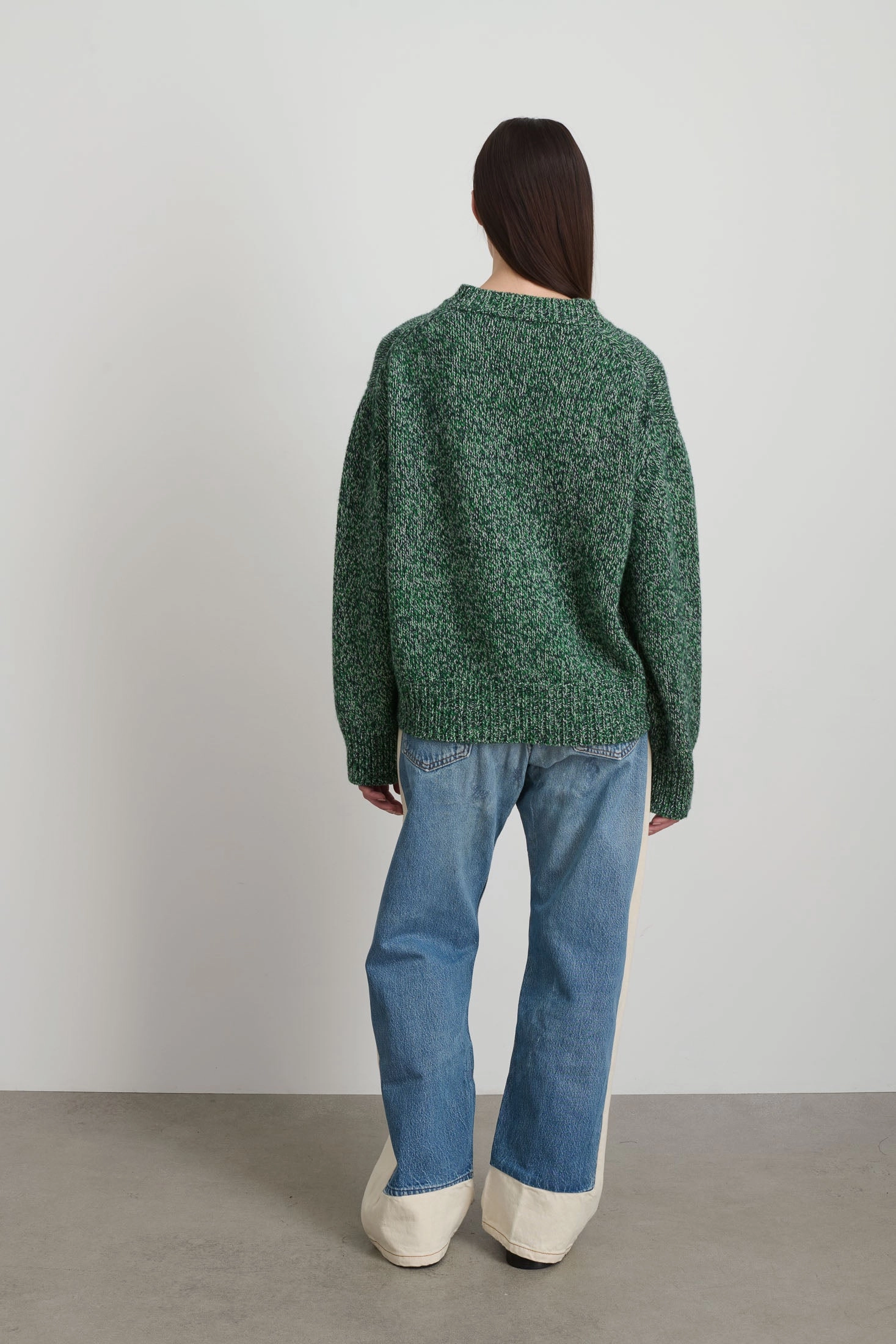 Chill Layers Lambswool Crew Kelly Twist