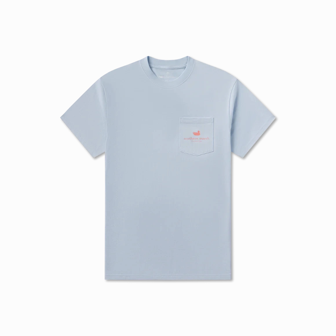 Boat neck style Eco friendly materials Southern Marsh SEAWASH Tee - Palmetto Arch