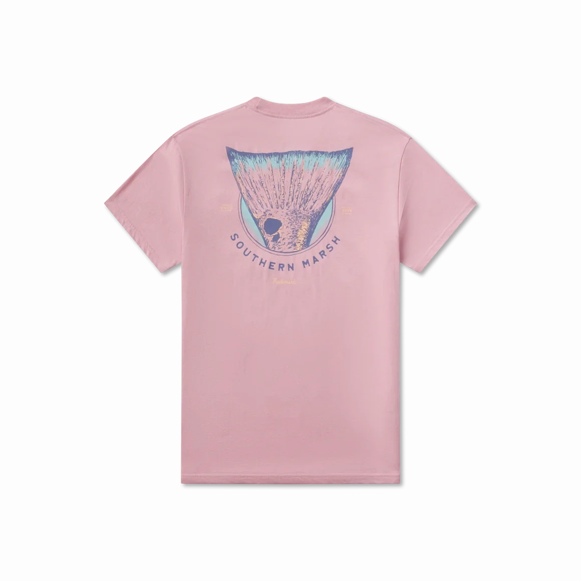 Vintage Wash Effect Lightweight Fashion Southern Marsh SEAWASH Tee - Tail Tales