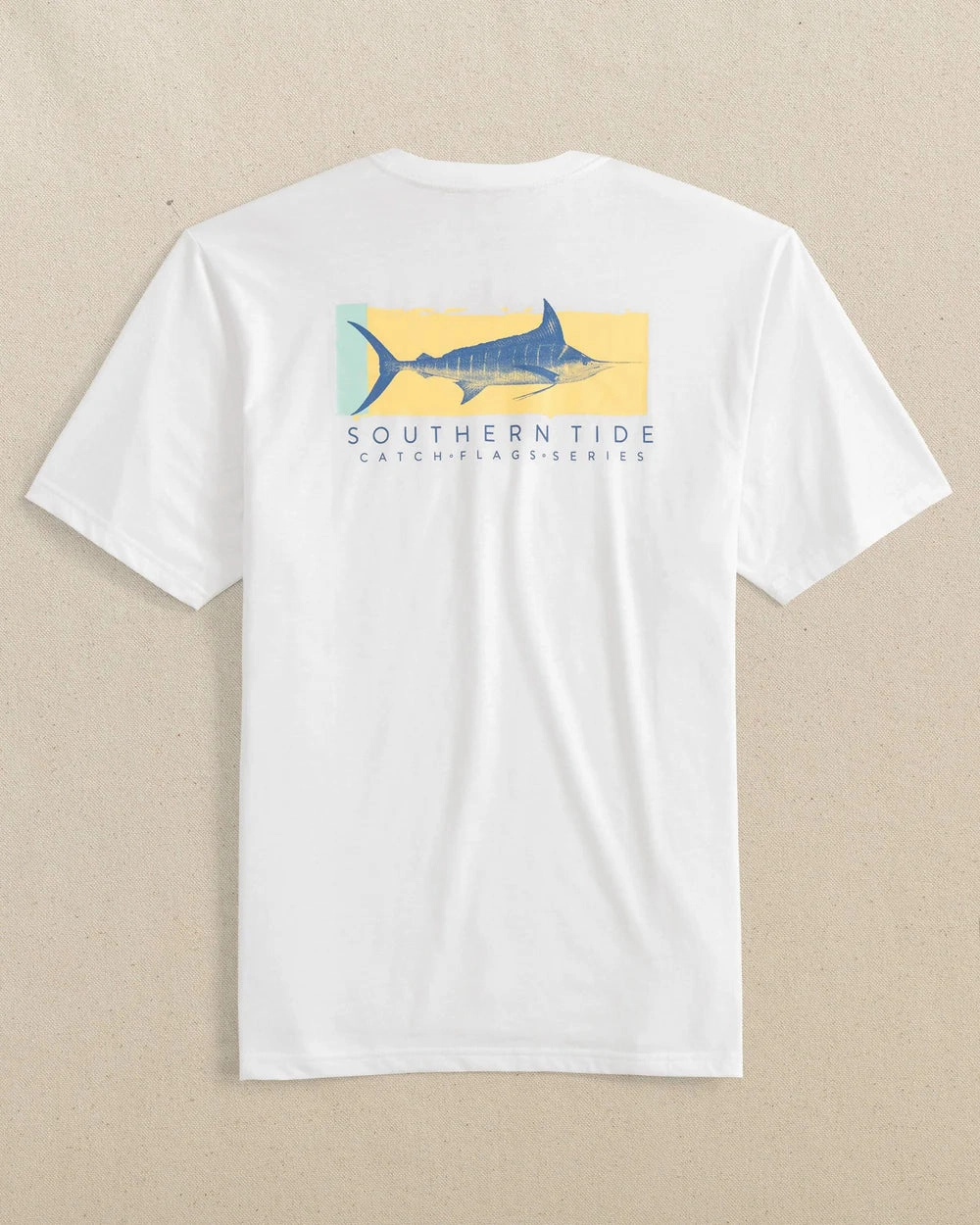 Southern Tide Sailfish Catch Flags Short Sleeve T-Shirt Light Fashion