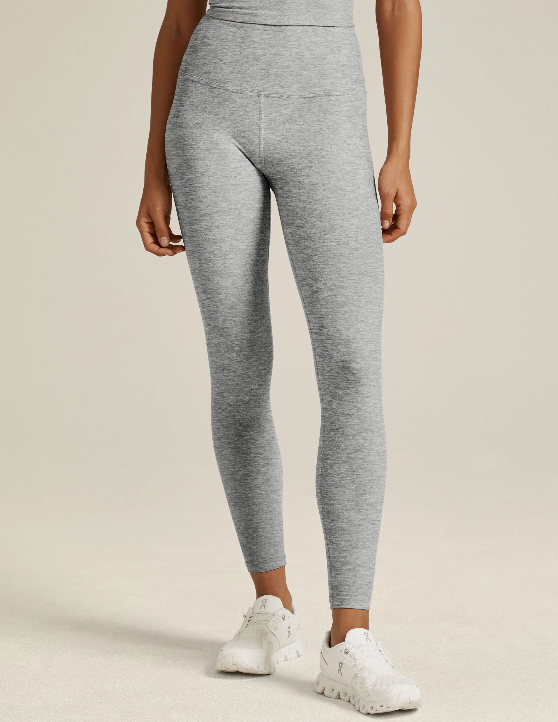 Slim and Sleek Thermal Warm Travel Enthusiast Spacedye Caught In The Midi High Waisted Legging