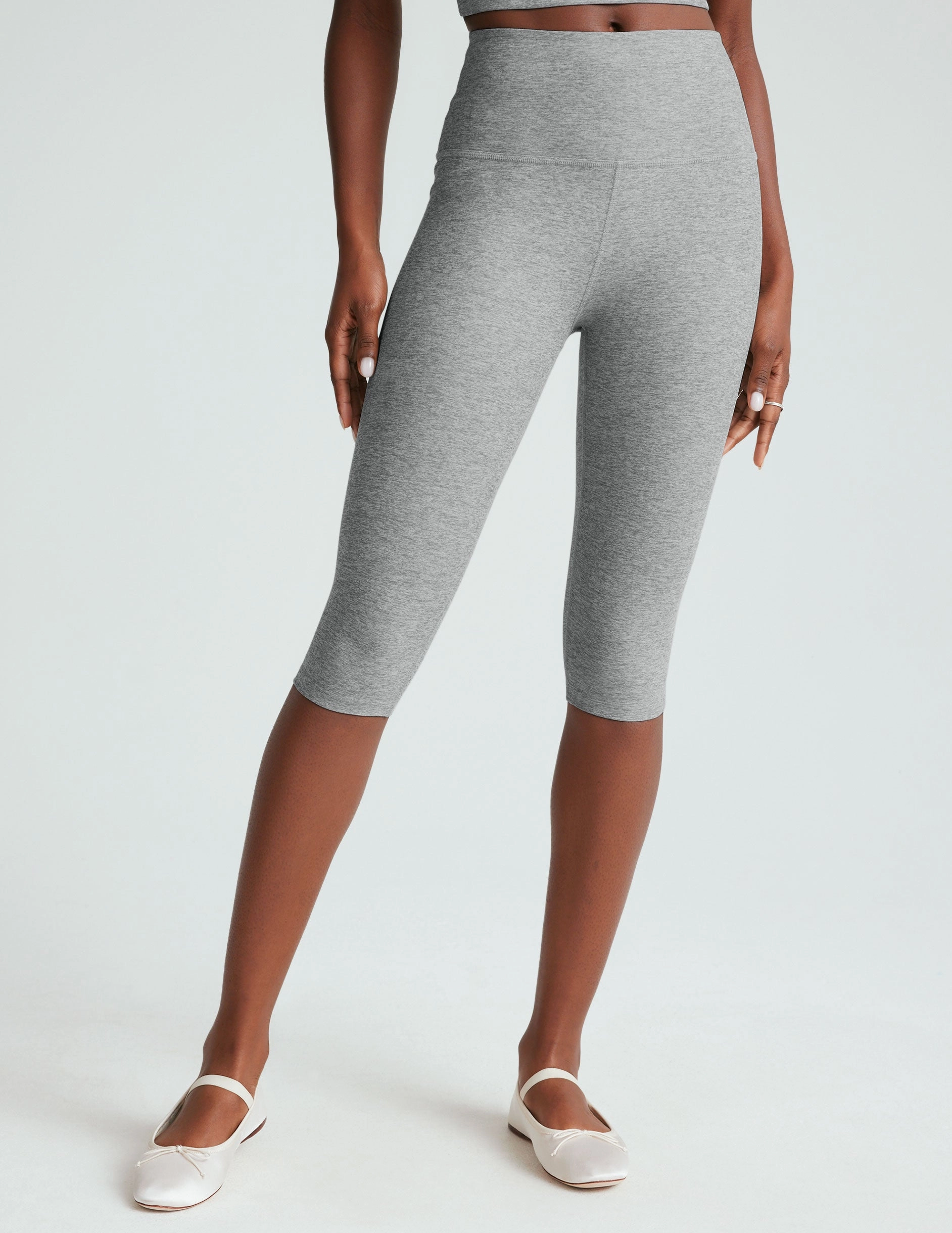 Spacedye Pedal Pusher High Waisted Legging High Rise Active Essential