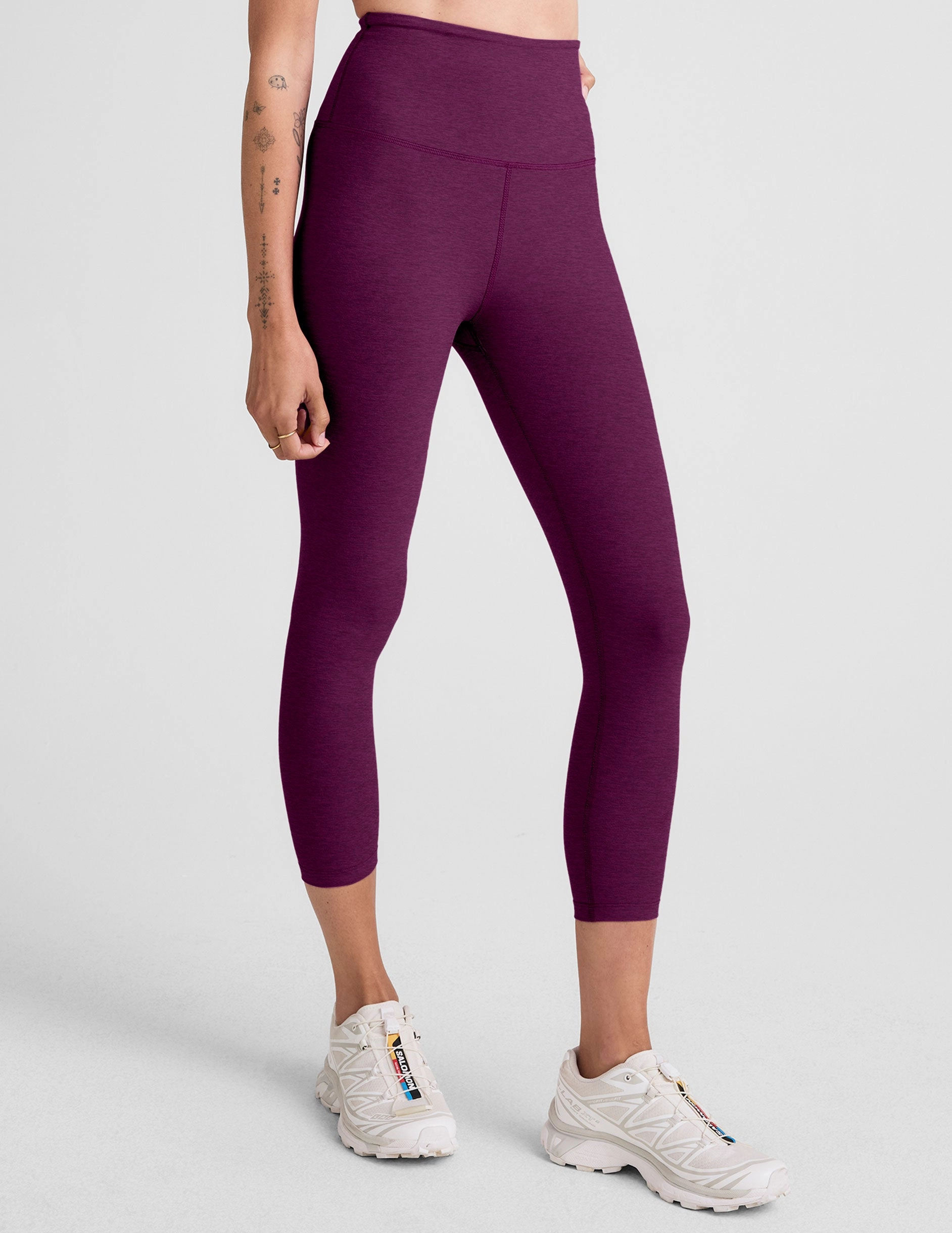 Spacedye Walk And Talk High Waisted Capri Legging Cold Fit