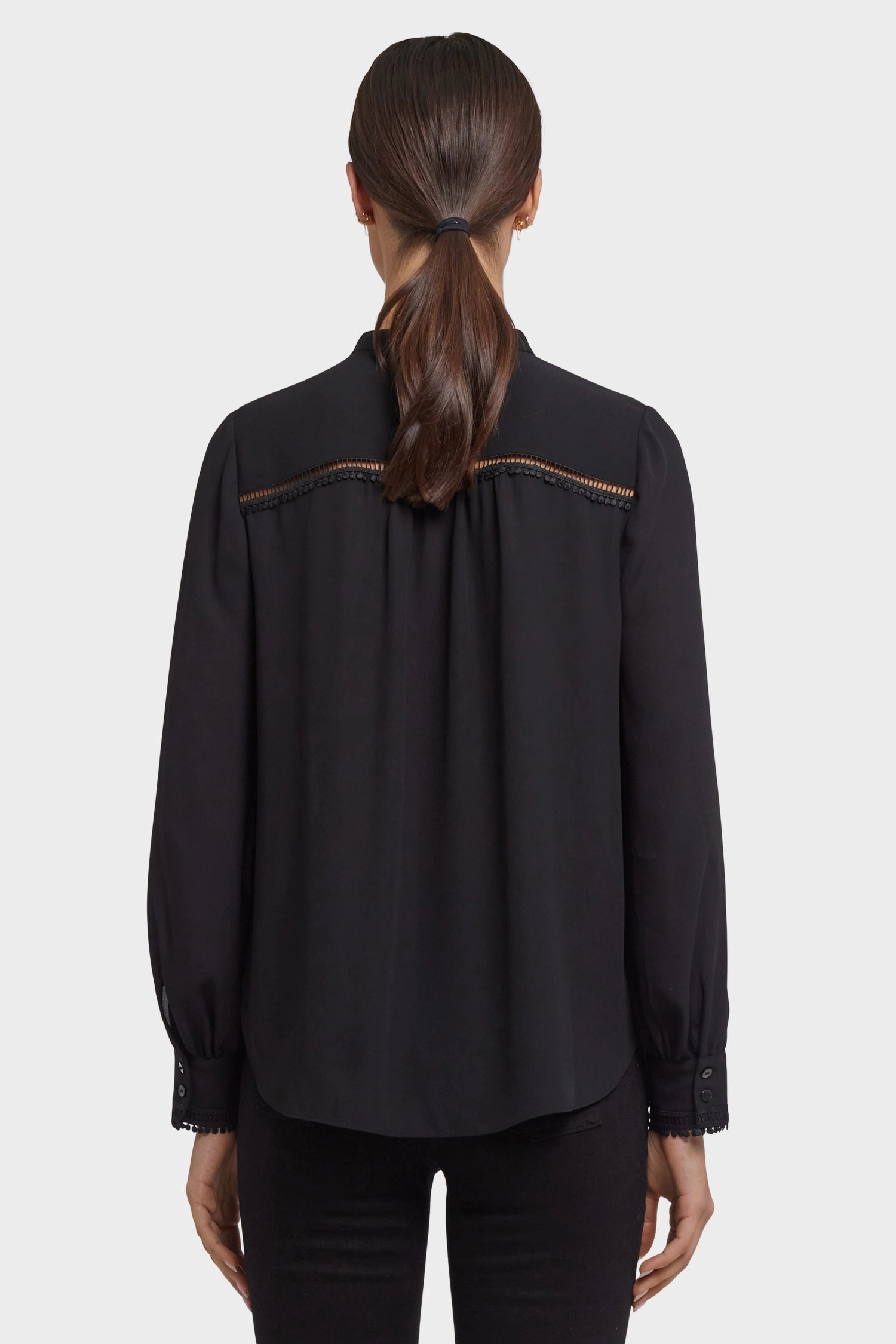 Janie Blouse - Black Seasonal Style Holiday Travel