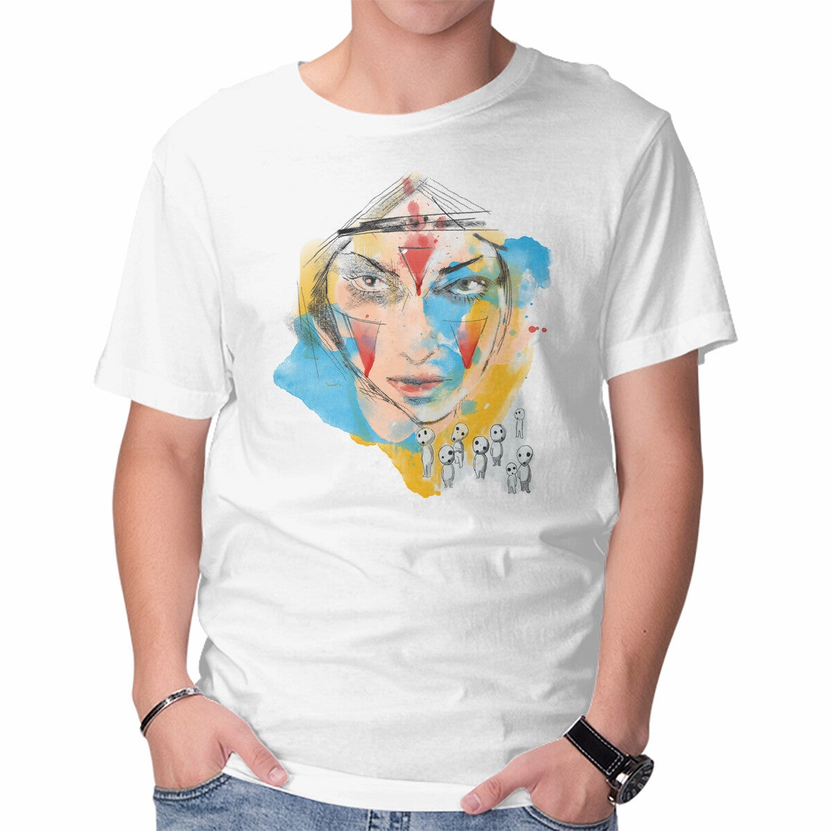 Trendy Vibes Quick Dry Fit Inked Mononoke Princess