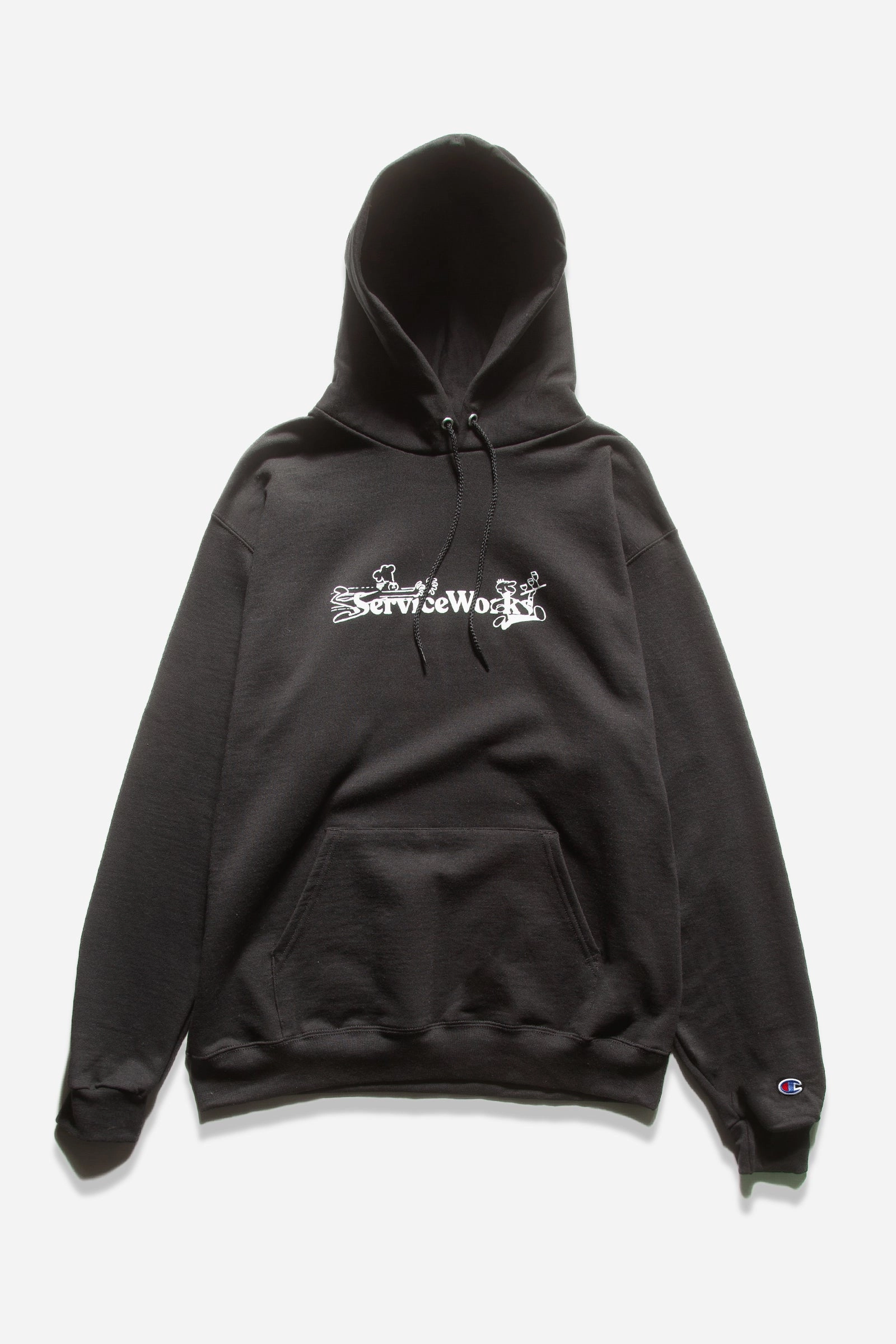Cozy Waistband Service Works - Chase Hoodie - Black