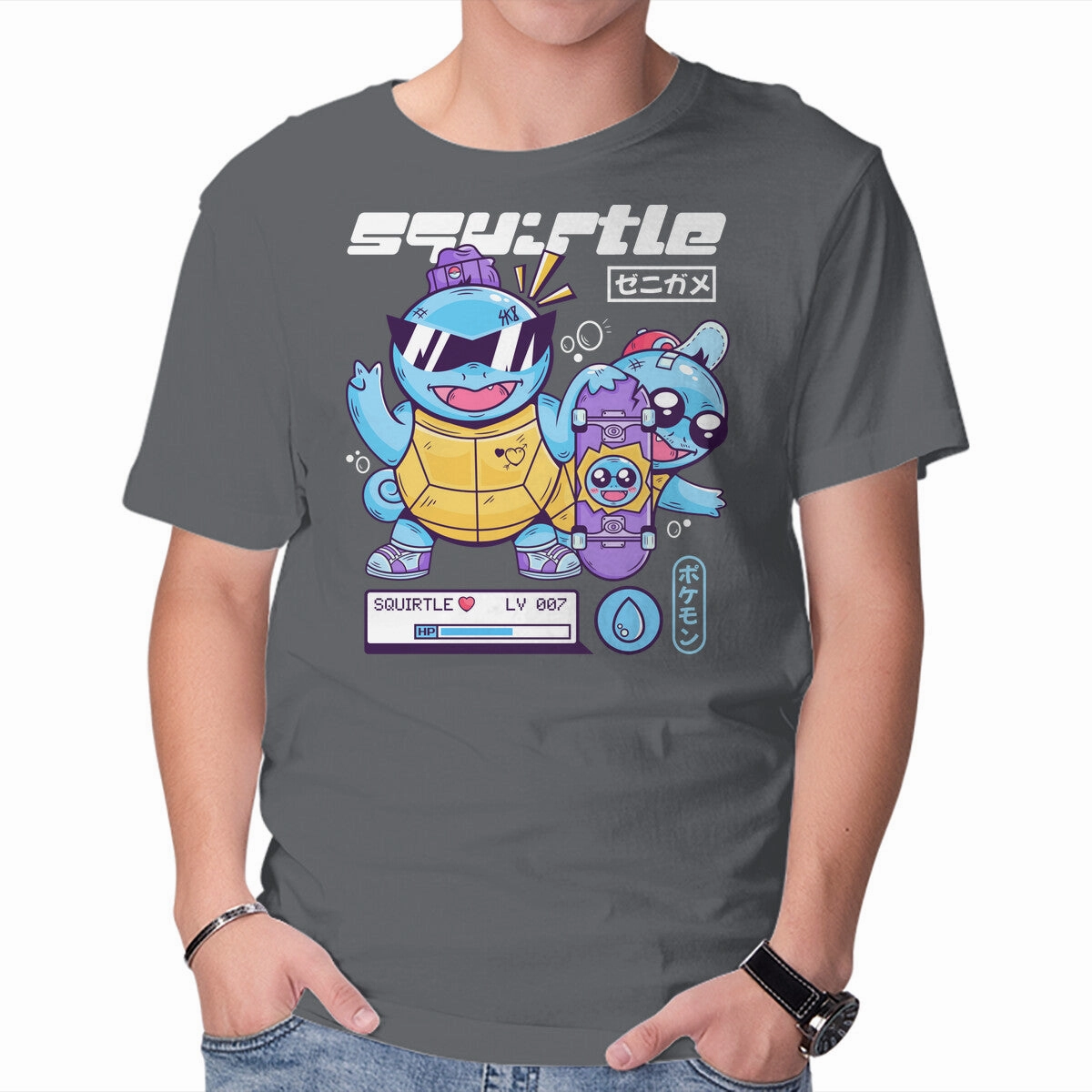 Squirtle Squad Skate Subtle Logo Placement