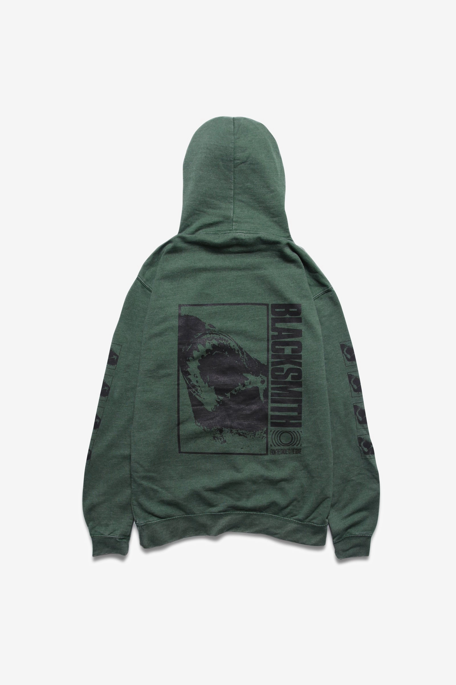 Soft Knit Wear Blacksmith - Sharkbite Hoodie - Forest Green