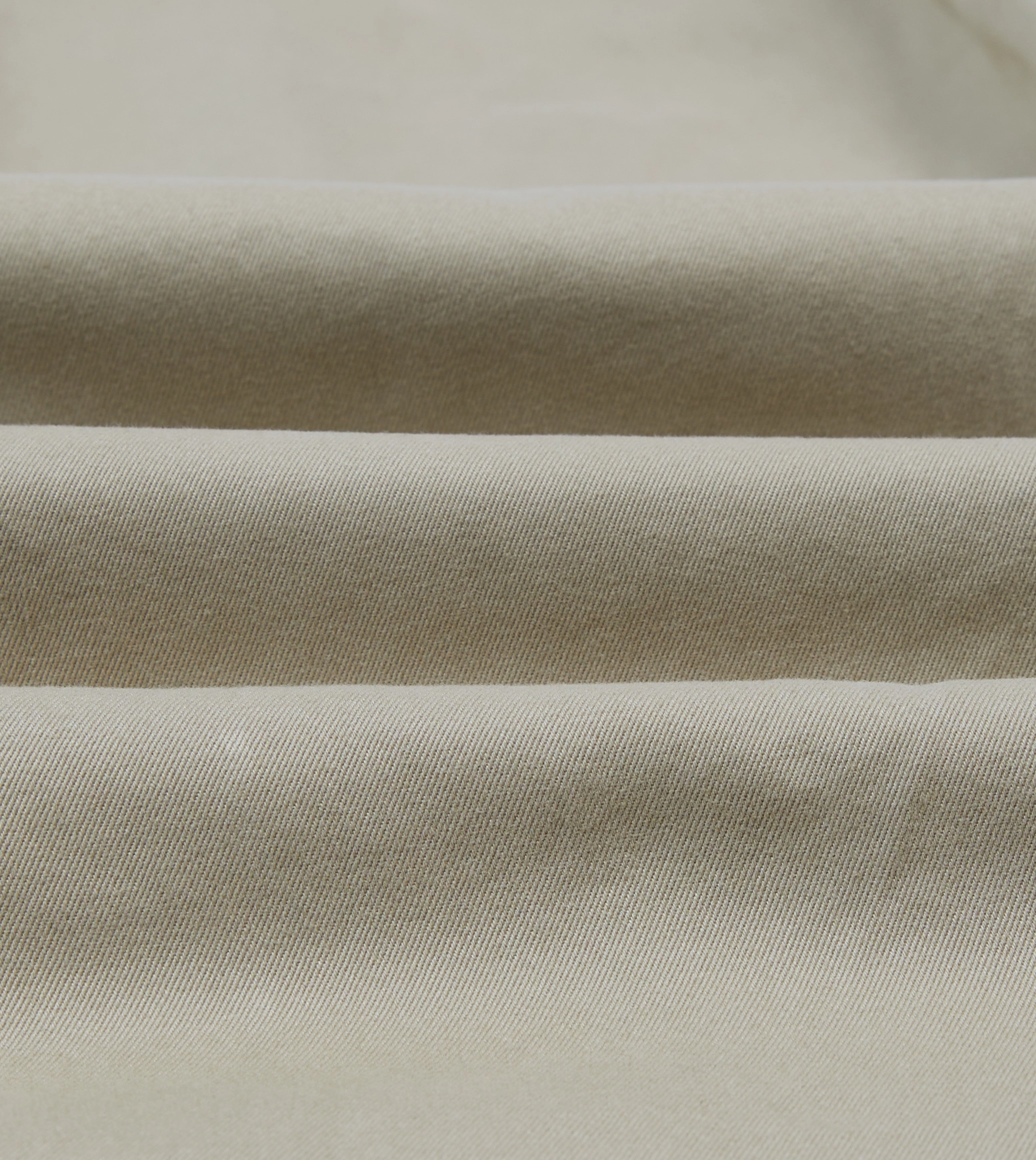 Stone Cotton Long Point Collar Work Shirt Vintage Wash