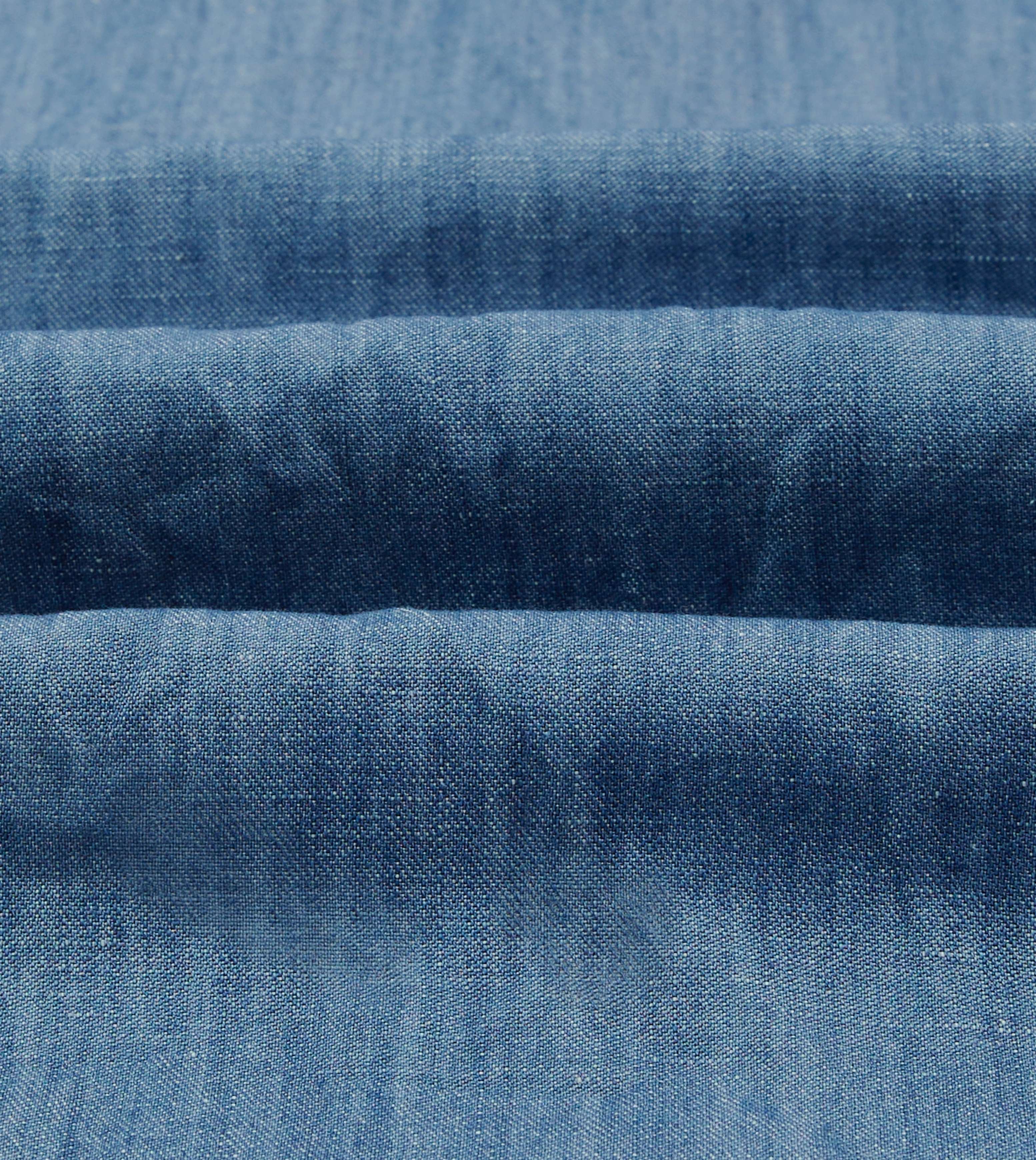 Stone Wash Cotton-Linen Long Point Collar Work Shirt Versatile Look Tailored Style