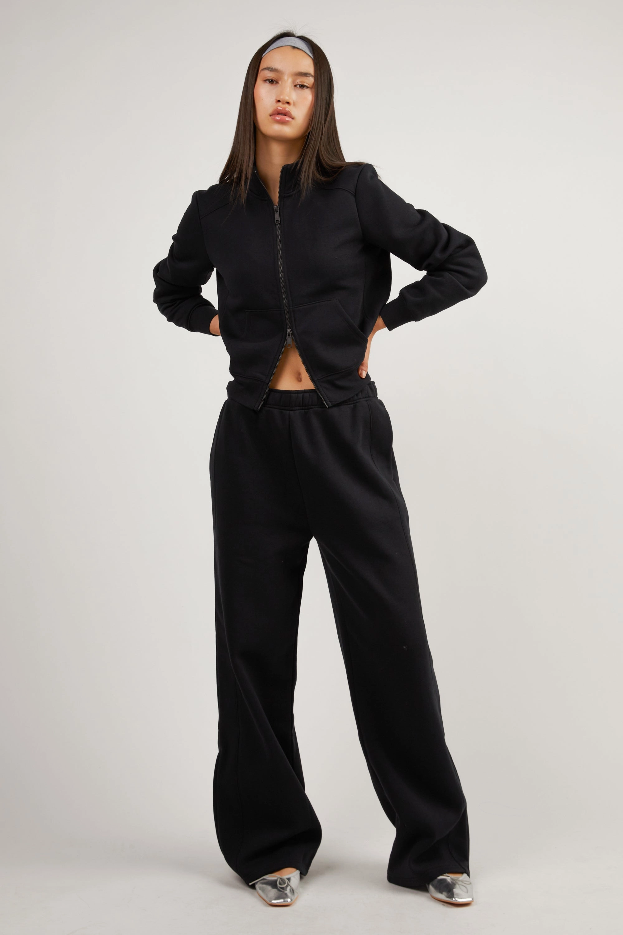 STRAIGHT LEG PANT WITH ZIP DETAIL FlameRetardantTreatment Training Wear