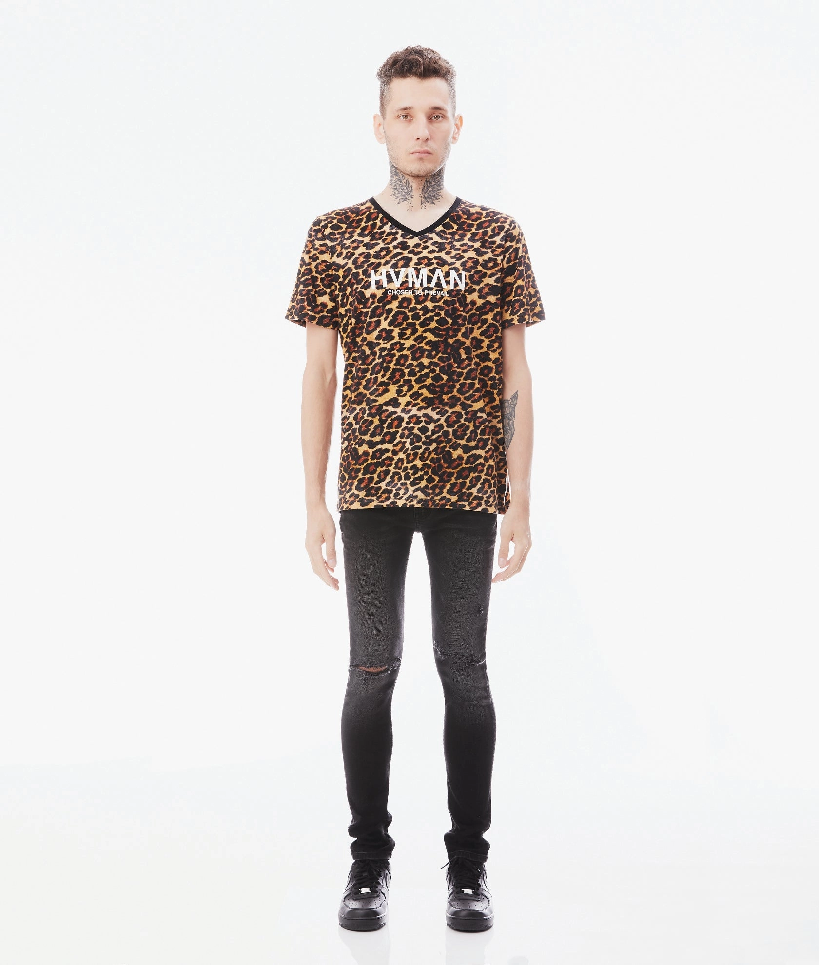 Neutral Mood Strat Super Skinny Jeans ?C Vintage Black, Ripped Stretch Denim