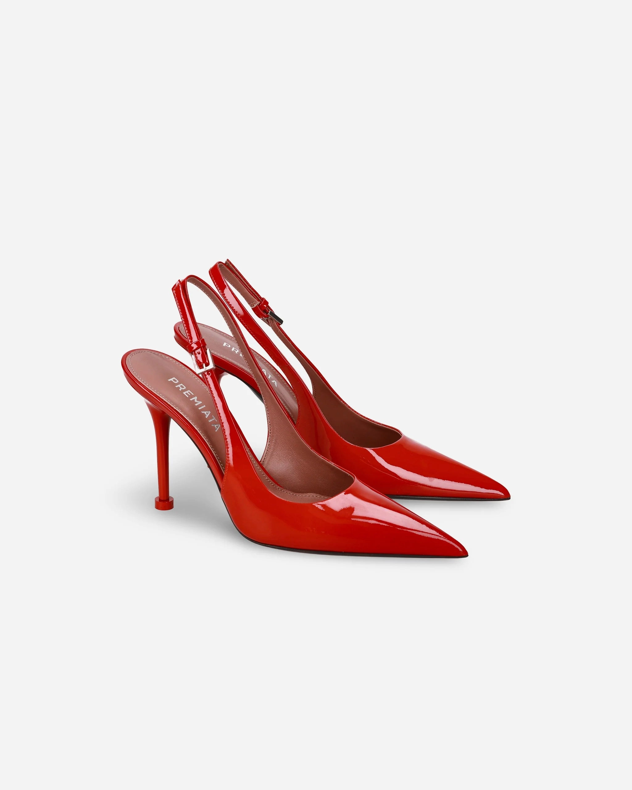Leg Length Chanel Parade in Red with Stiletto Heel M7030PEA