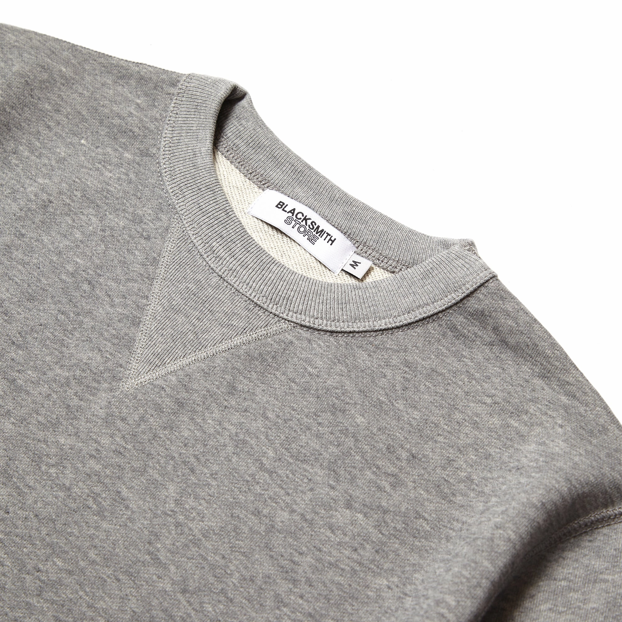 Lightweight Wear Blacksmith - Loopback Everyday Crewneck - Heather Grey