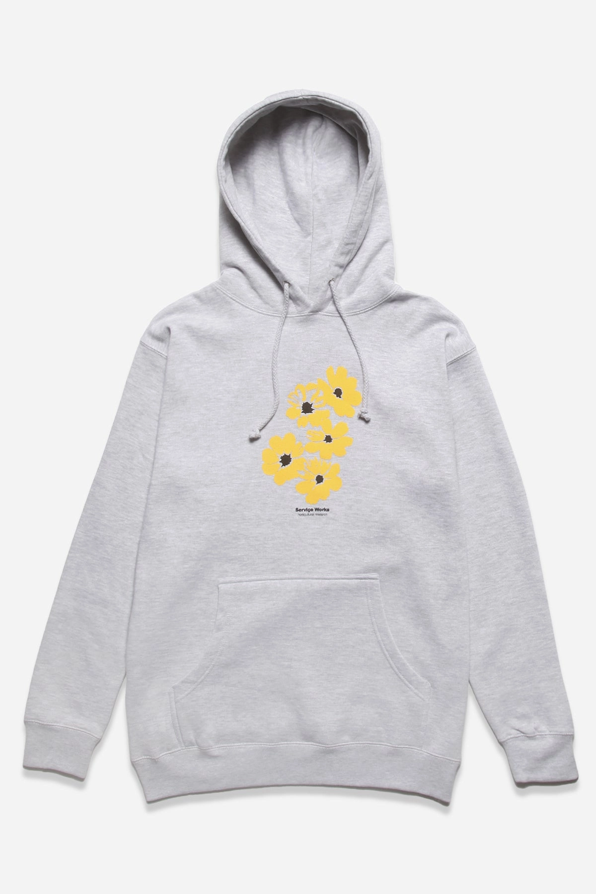 Service Works - Horticultural Research Hoodie - Ash Side Slit Design