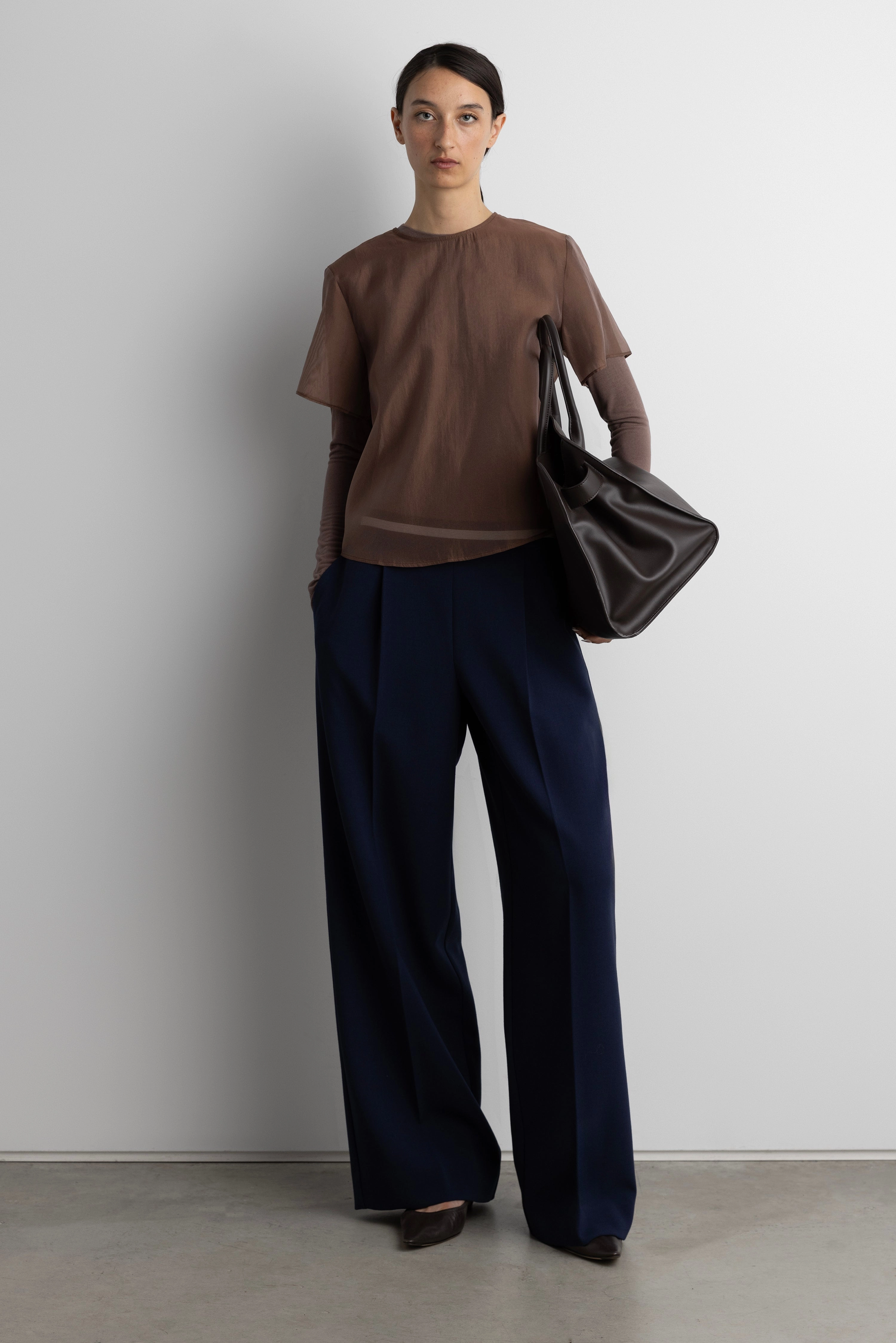 work mode Hiking Gear STRIPED ELASTICATED WAIST STRAIGHT LEG PANT