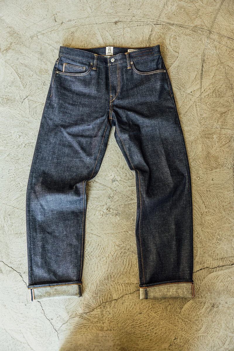 clean look Daily Wear Festival Outfit The Barrel Classic Straight - indigo Raw 14oz Selvedge