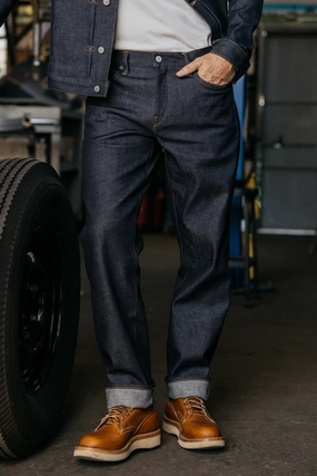 Weekend Getaway Minimalist Breathable The Barrel Classic Straight - indigo Raw 14oz Selvedge