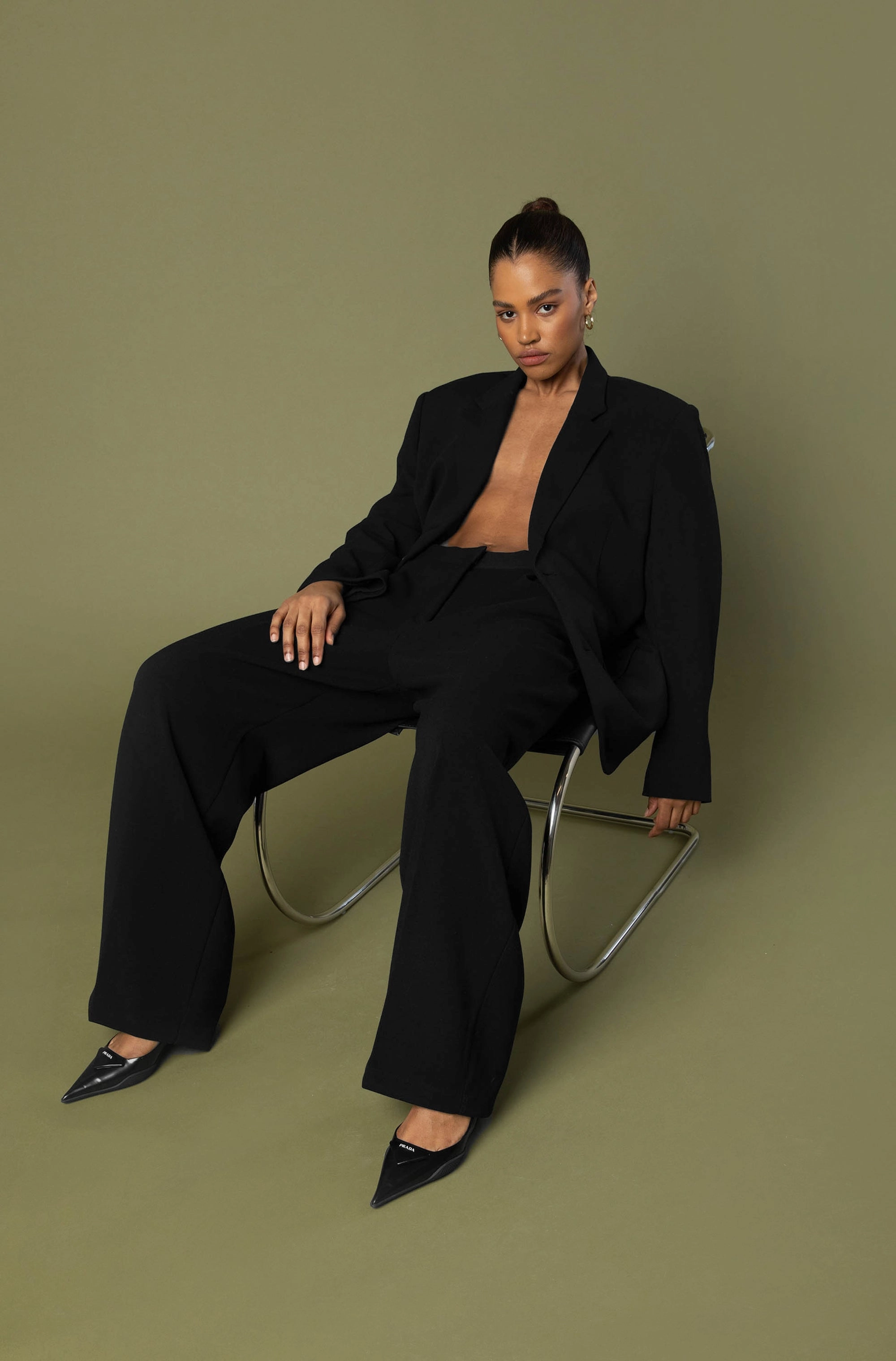 Flexible Waistband WIDE LEG PANT