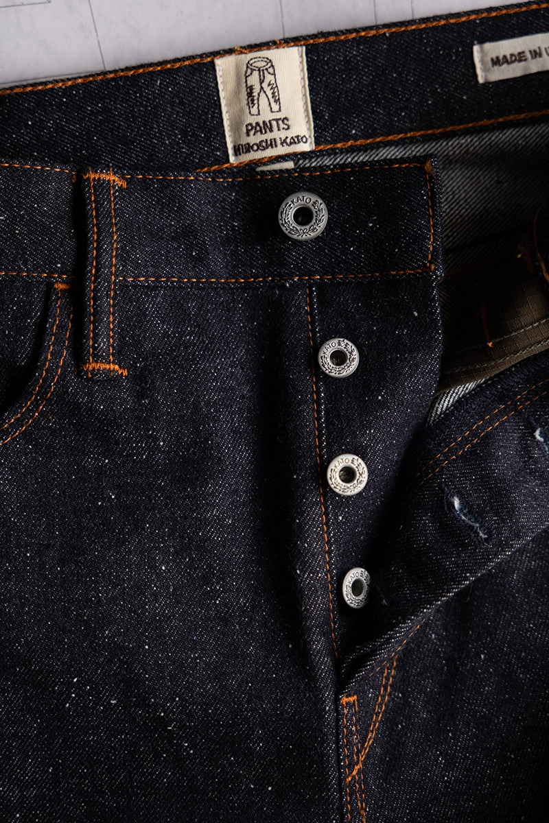 Youth Outfit [The Studio] The Barrel Classic Straight Old Nep - Indigo Raw 13.5oz Selvedge