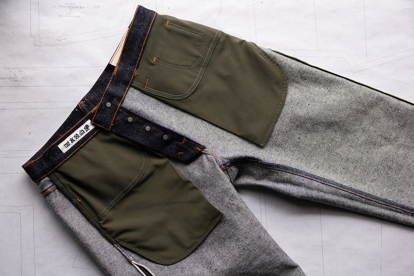 [The Studio] The Barrel Classic Straight Old Nep - Indigo Raw 13.5oz Selvedge Weekend Style Rainy Day