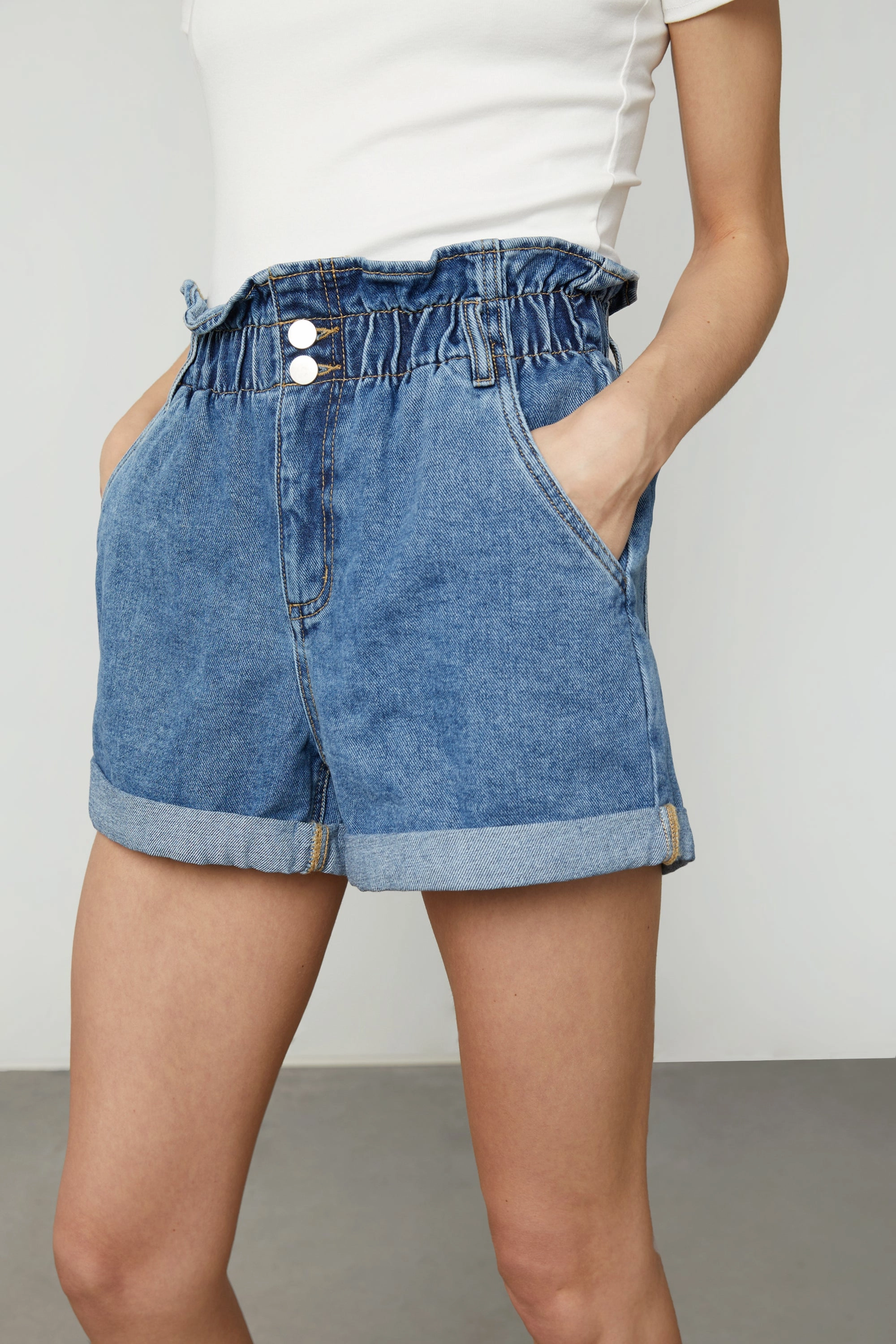 campers PAPERBAG JEAN SHORT