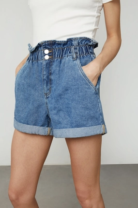 PAPERBAG JEAN SHORT Effortless Motion Comfortable Stretch