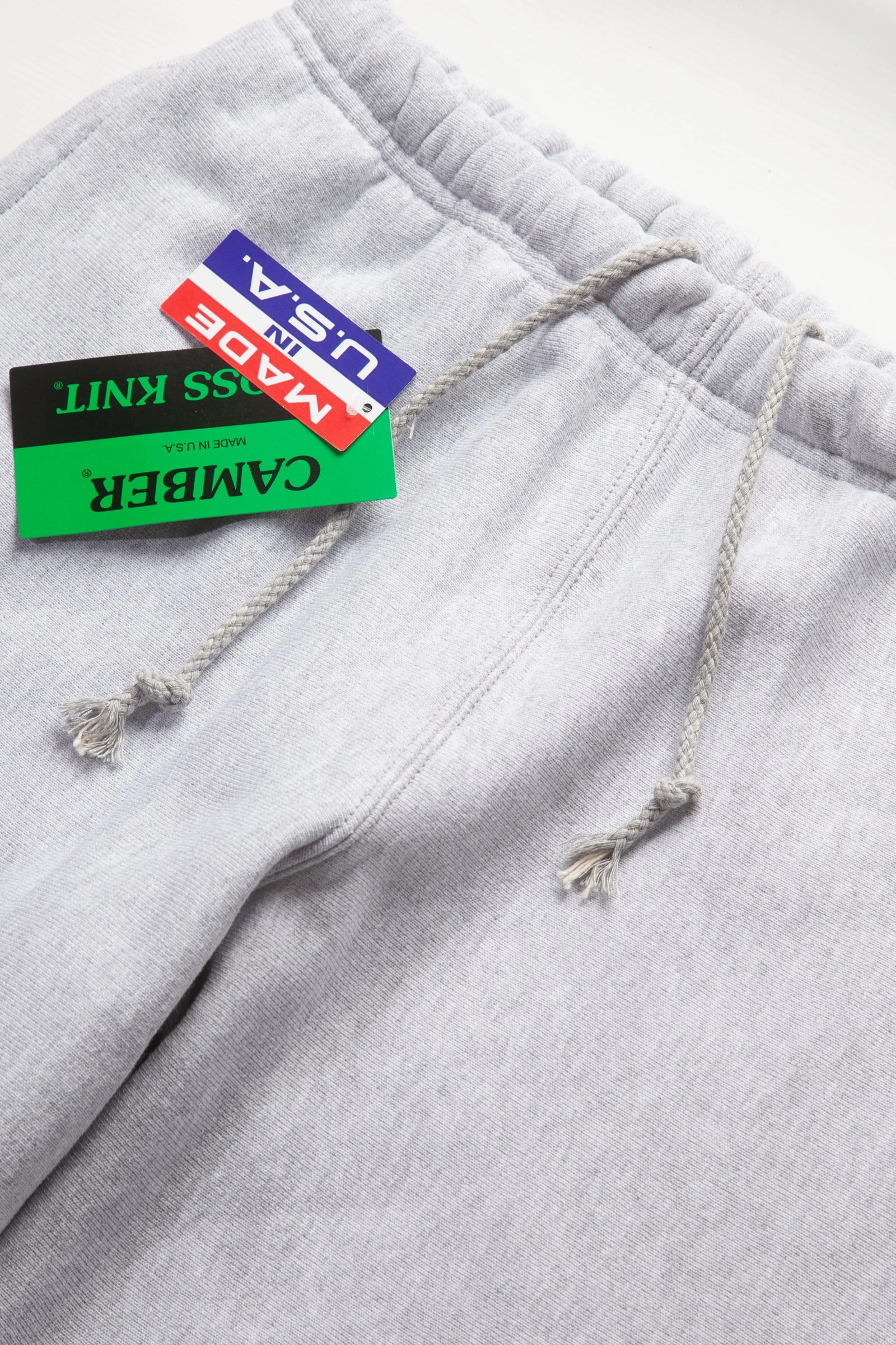 Eco Certified Fabrications Minimalist Look Camber USA - 233 12oz Sweatpants - Ash Grey