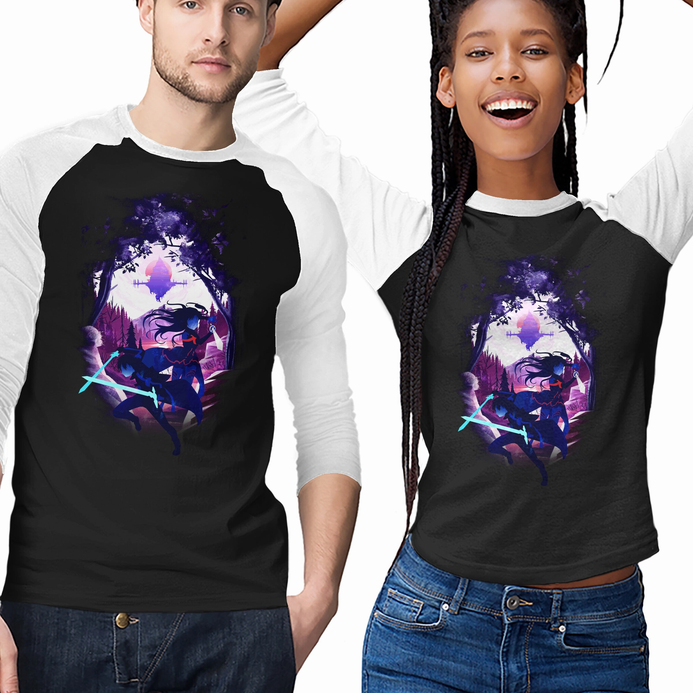 EcoFriendly Dye Summer cool Swordsman Couple