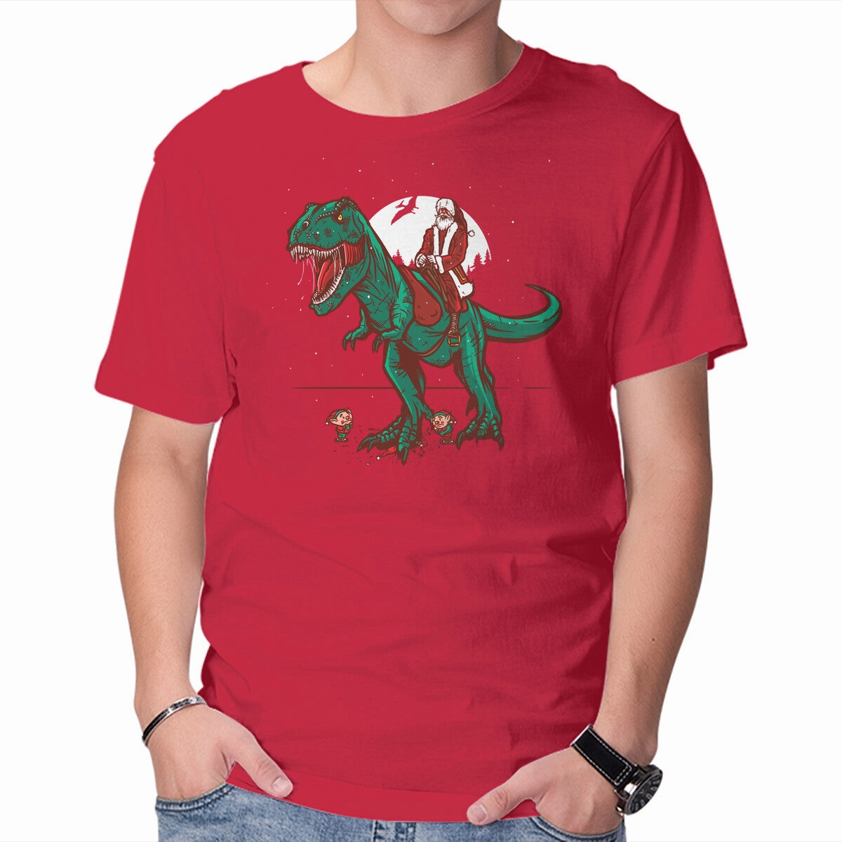 T-Rex Christmas Chic Wearable Stretchable