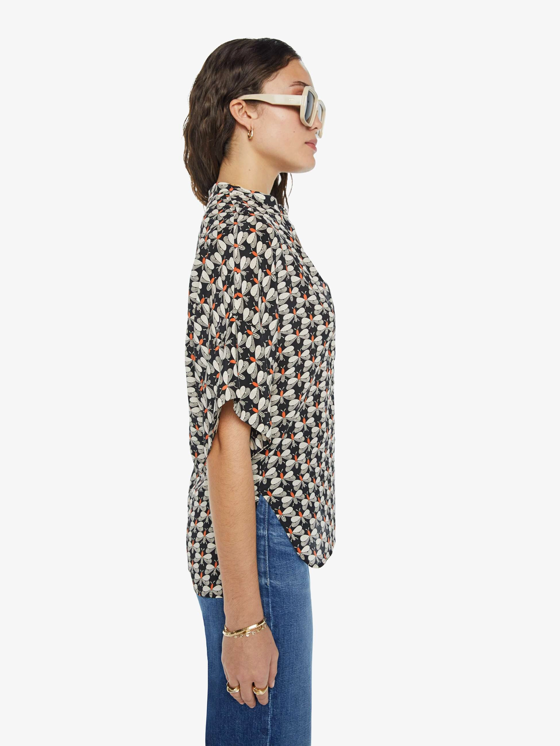 Dressy look Sleek Style La DoubleJ x MOTHER Estelle Blouse - Petaltail