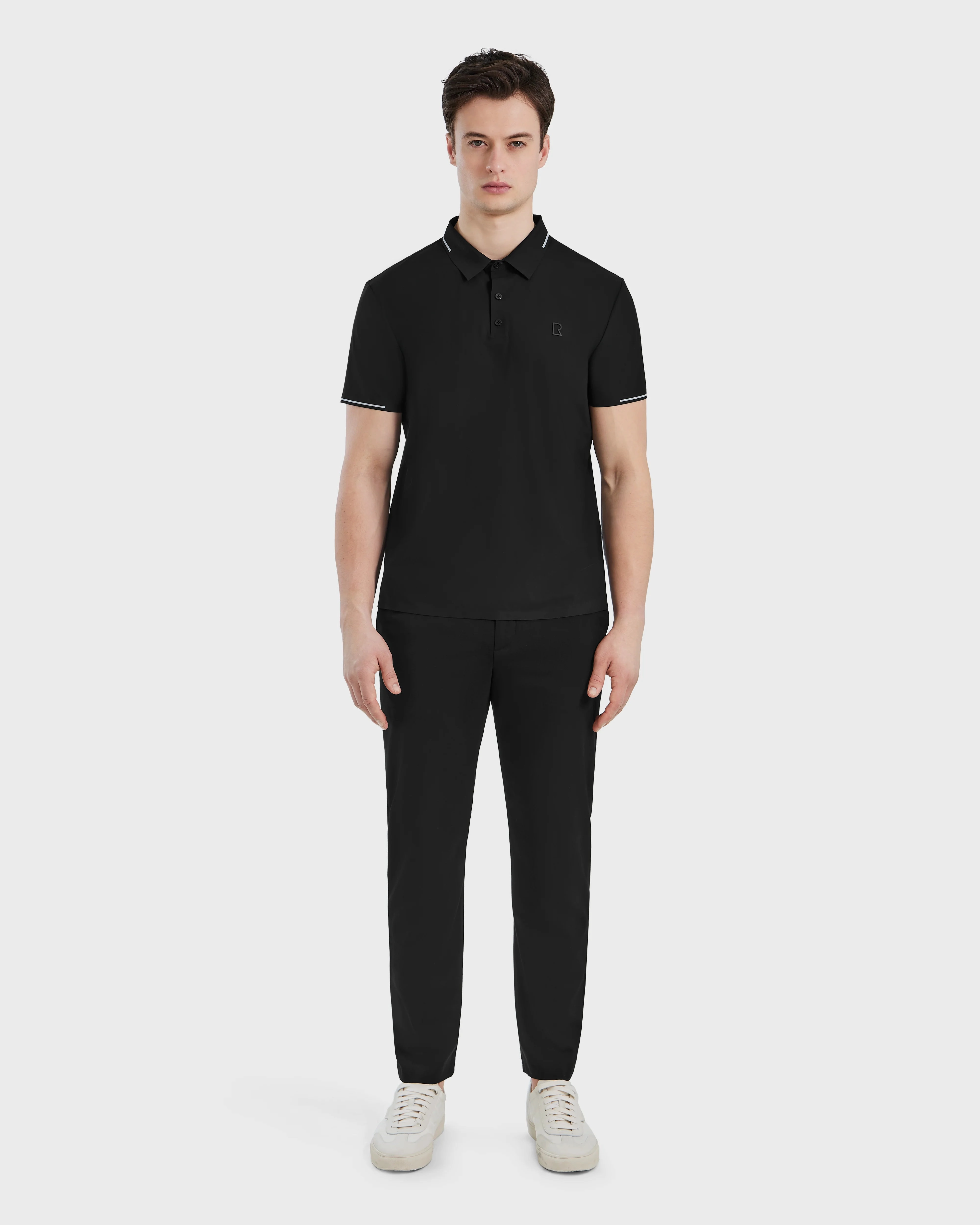 JONAH - 6525011 Black Easy Layering Lightweight Material