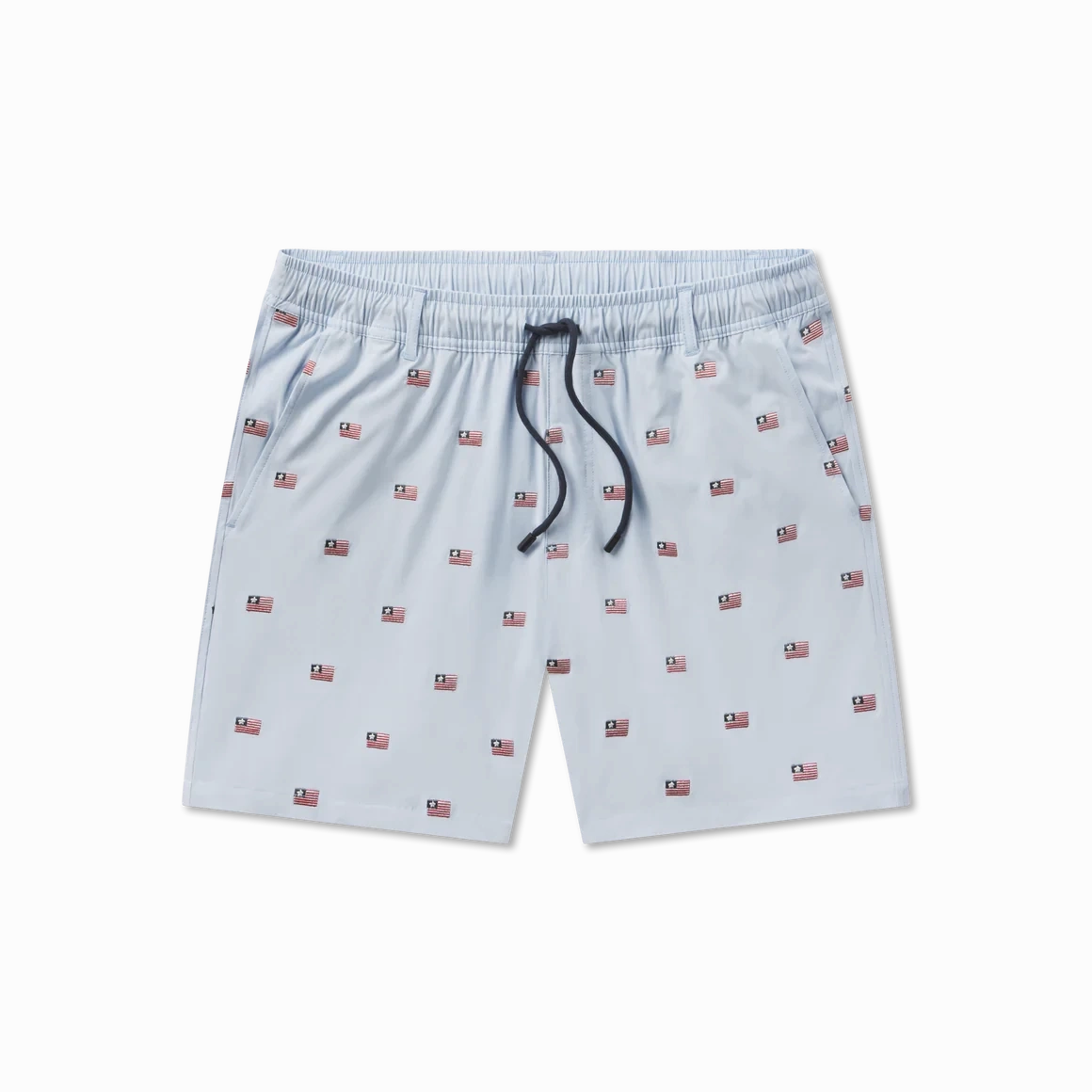 Southern Marsh Southernclassics Swim Trunk - Chambray Flags Organic Cotton