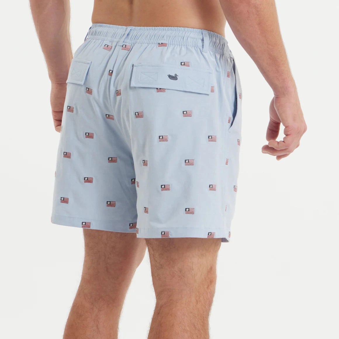 Southern Marsh Southernclassics Swim Trunk - Chambray Flags Sport Ready Wear